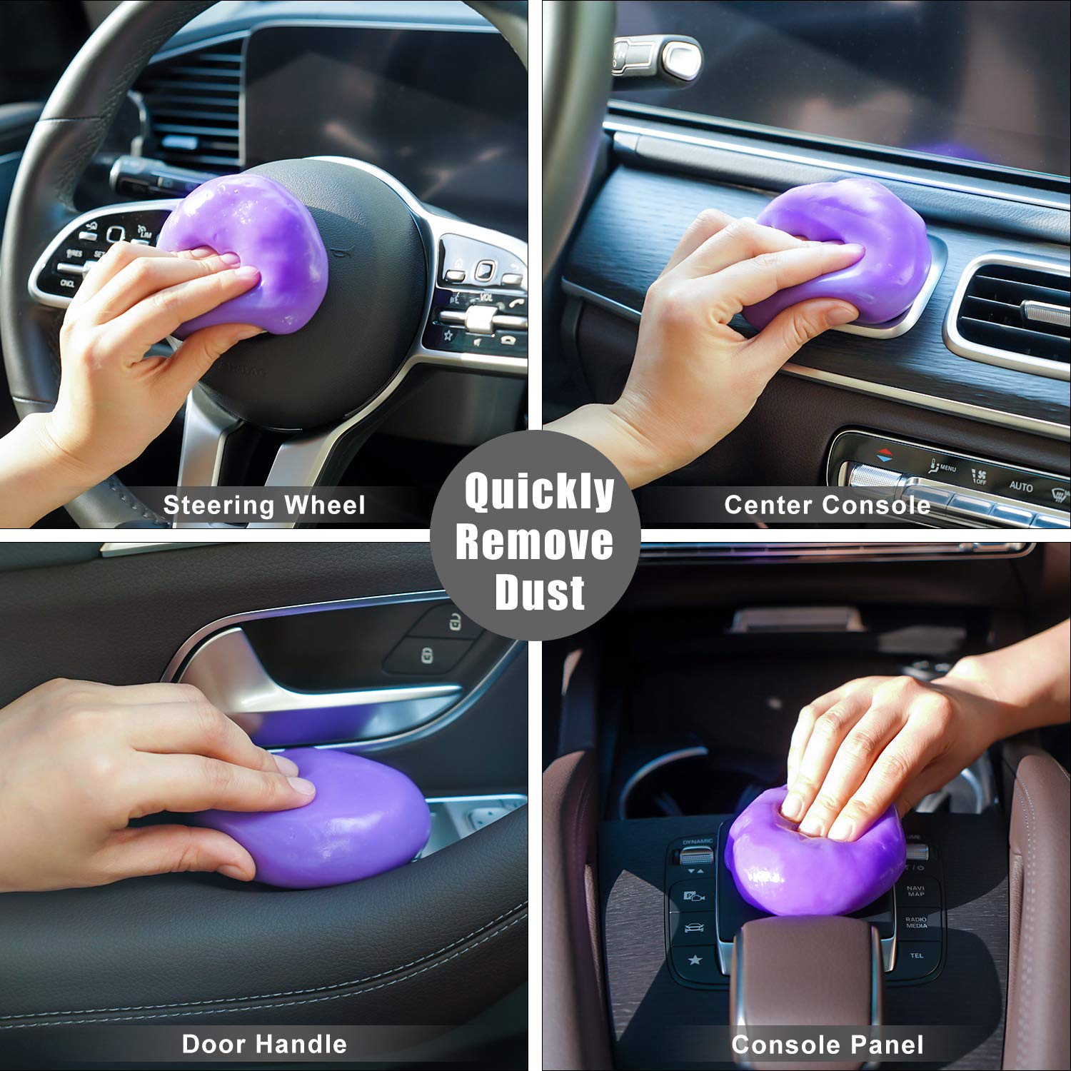 TICARVE Cleaning Gel for Car Detail Tools Car Cleaning Automotive Dust Air Vent Interior Detail Putty Universal Dust Cleaner for Auto Laptop Car Slime Cleaner