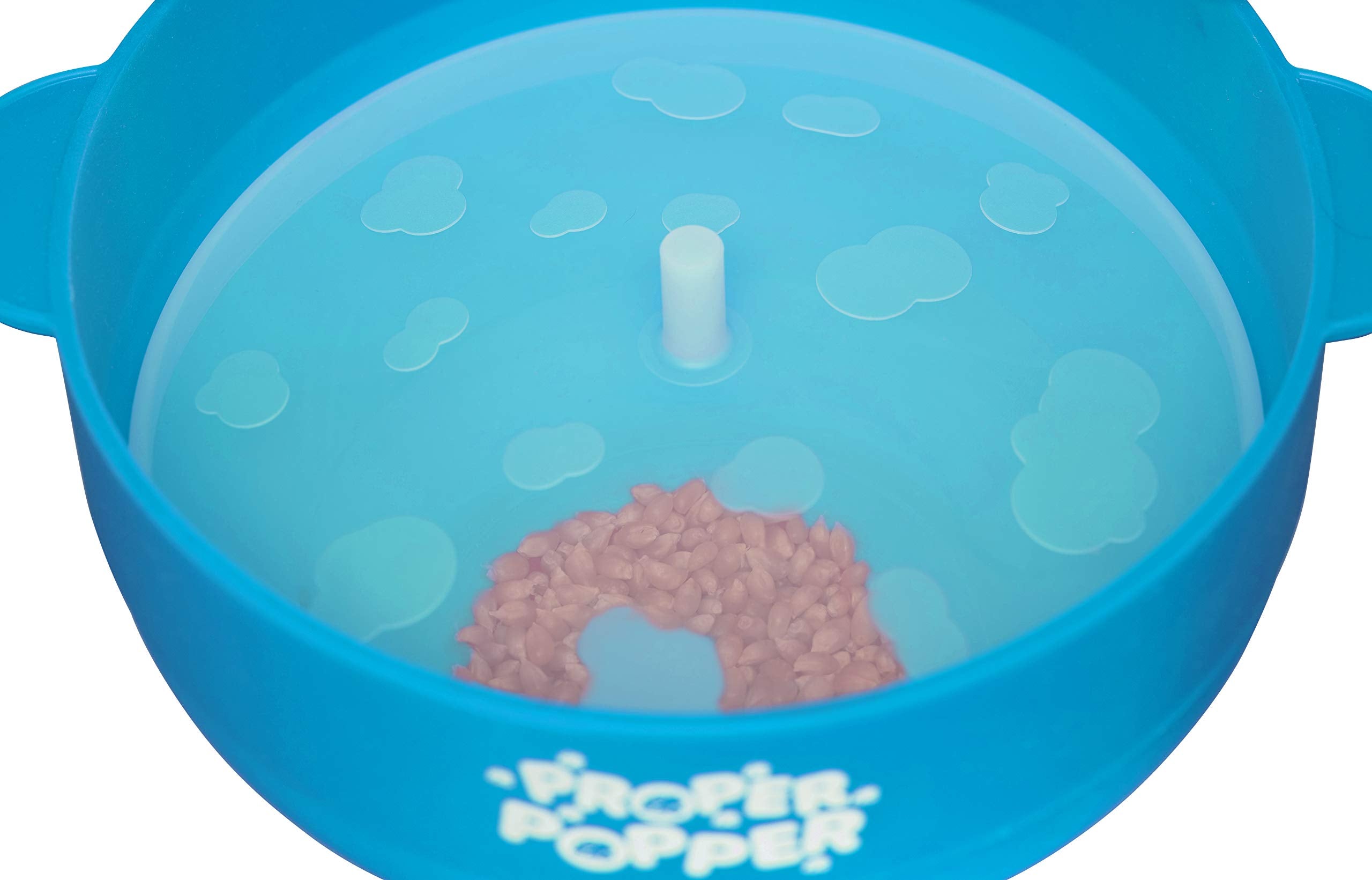 The Original Proper Popper Microwave Popcorn Popper, Silicone Popcorn Maker, Collapsible Bowl BPA Free & Dishwasher Safe - (Turquoise)