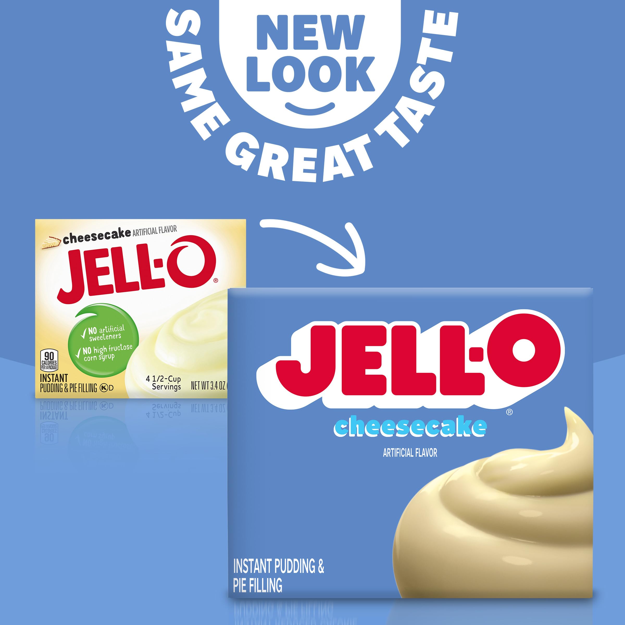 Jell-O Cheesecake Instant Pudding & Pie Filling Mix, 3.4 oz Box