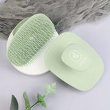 ecoed Scalp Massager Shampoo Brush,Scalp Scrubber for Dandruff Removal, Scalp Care Hair Brush Wet & Dry detangler for Men and Women.Suitable for Short Medium Hair(Green)