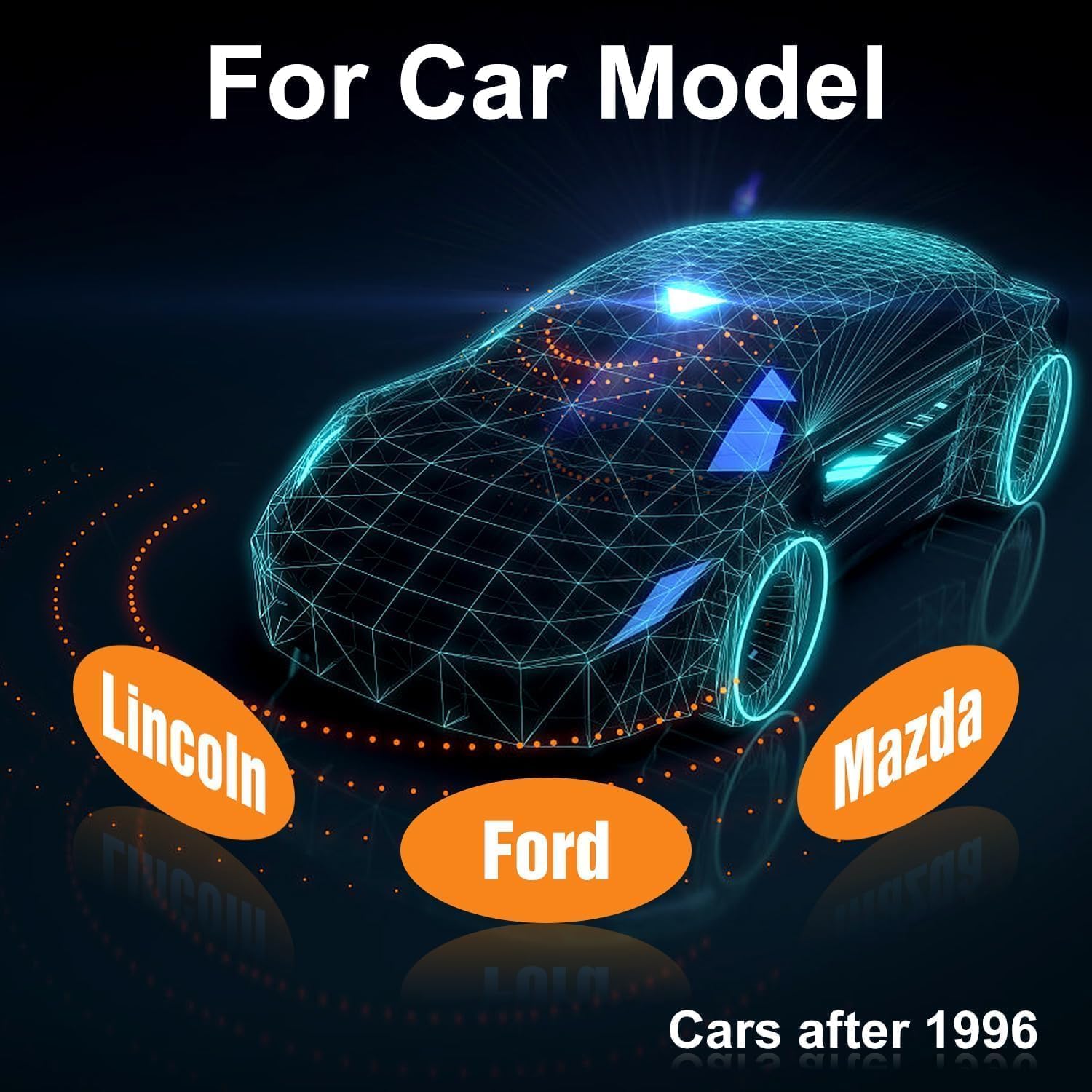 ELM327 USB Adapter OBD2 Scanner for Windows, ELMconfig FoCCCus Diagnostic Scan Tool with MS-Can/HS-Can Switch for Ford Lincoln Mazda Mercury Series Vehicles