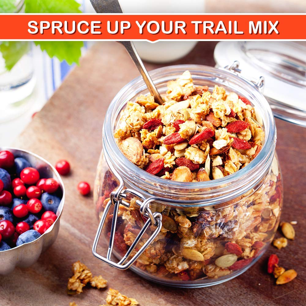 Roots Circle USDA Organic Dried Goji Berries 14.1oz Jar 1 Pack | Bulk Supply of Goji Berry Fruit Superfood | Naturally Rich in Antioxidants to Support Healthy Skin | Raw, Natural, Vegan, Non-GMO, Kosher