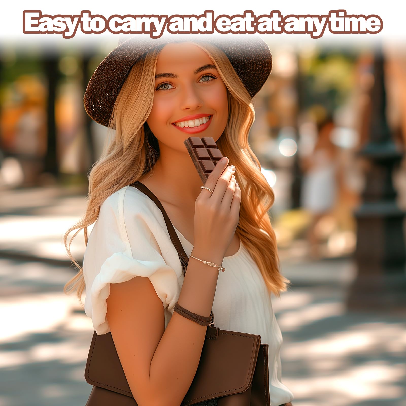 Mity rain Chocolate Bar Mold Deep, Silicone Thick Chocolate Bar Mold for Stuffed Bar, Square Knafeh Pistachio Chocolate Bar Break Apart Candy Bar Molds with 100pcs Storage Bags