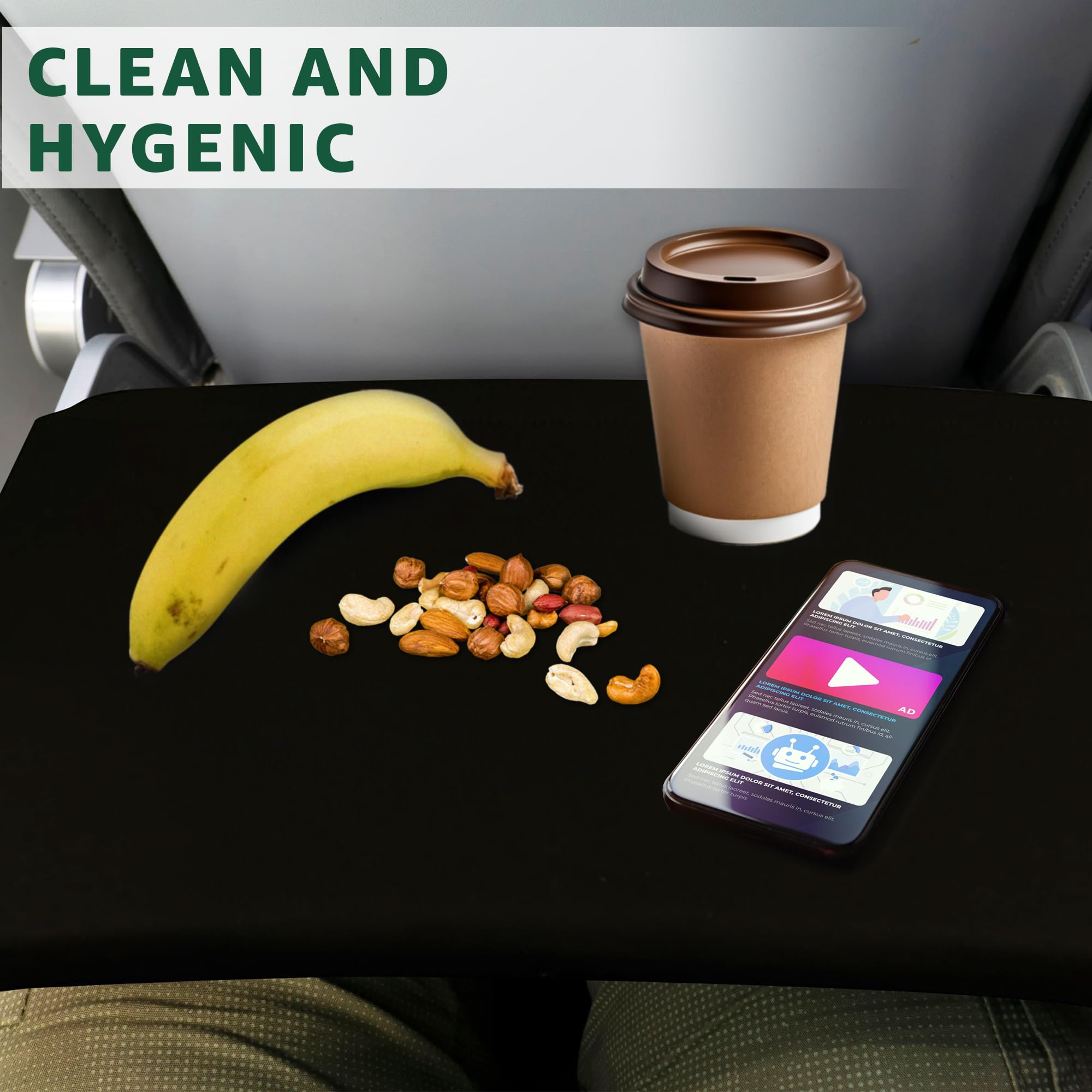 Airplane Pockets - Airplane Accessories - Plane Travel Essentials - Travel Organizer - Seat Storage Organizer - Air Travel Essentials - Seat Back Organizer - International Travel Must Have