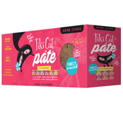 Tiki Cat Grill Pâté Variety Pack, Combinations of Real Flaked Fish, Wet High-Protein & High-Moisture Cat Food, 2.8 oz. Cans (Pack of 12)