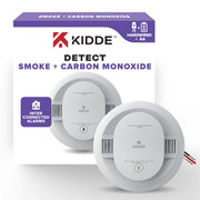Kidde Hardwired Smoke & Carbon Monoxide Detector, AA Battery Backup Smoke Alarm, Interconnectable, LED Warning Light Indicators, Meets New UL Standard