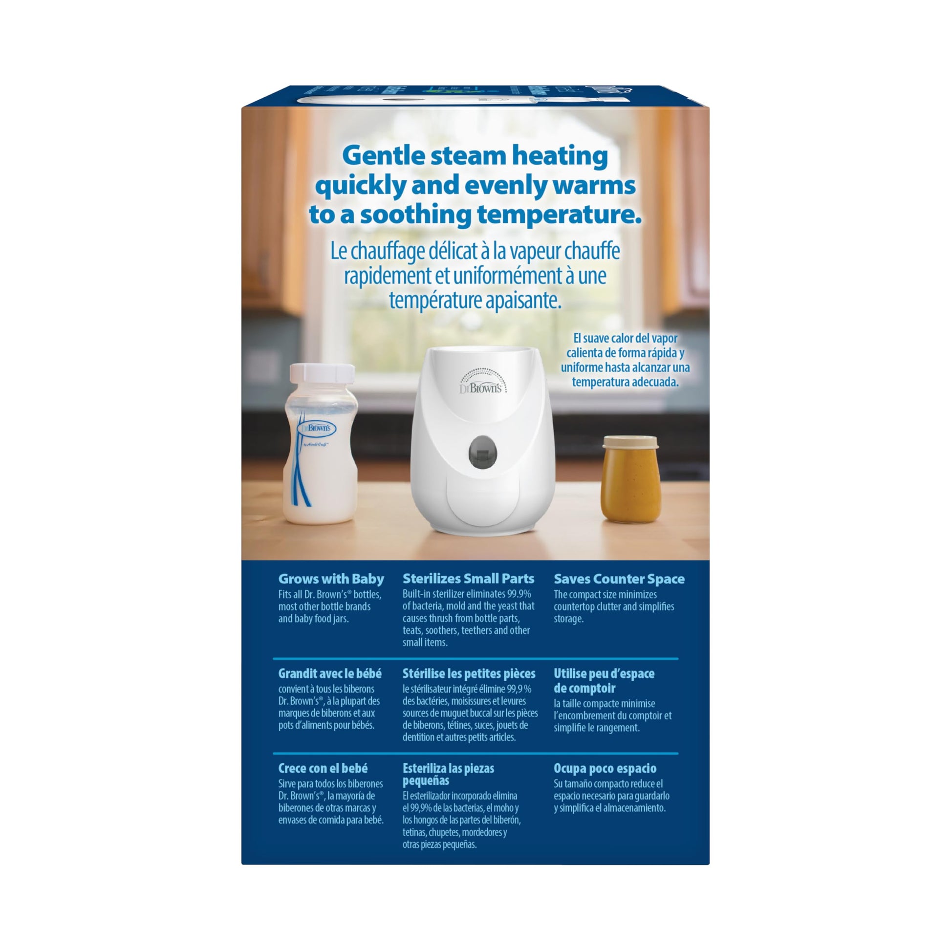 Dr. Brown's Insta-Feed Baby Bottle Warmer and Sterilizer for Baby Bottles and Baby Food Jars