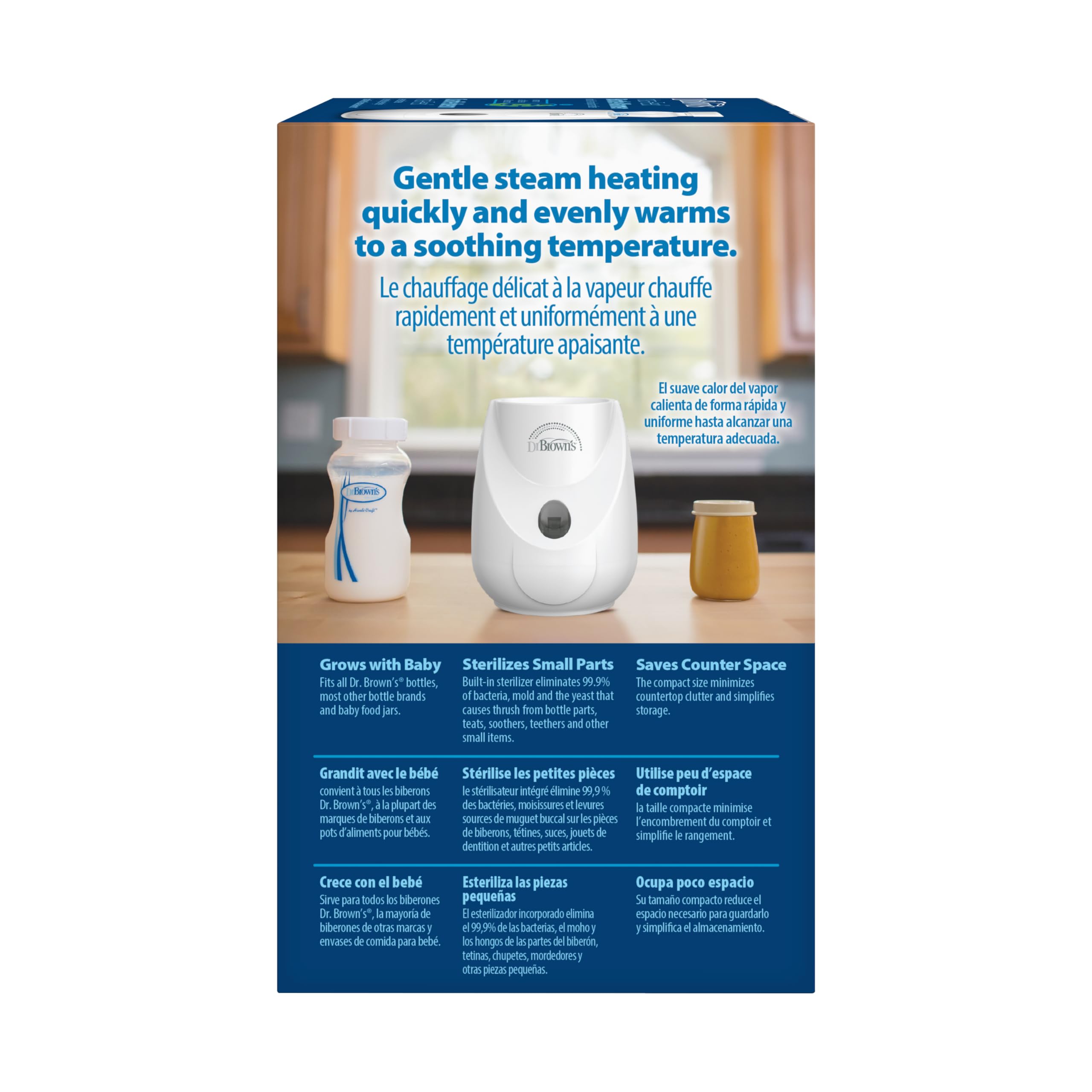 Dr. Brown's Insta-Feed Baby Bottle Warmer and Sterilizer for Baby Bottles and Baby Food Jars