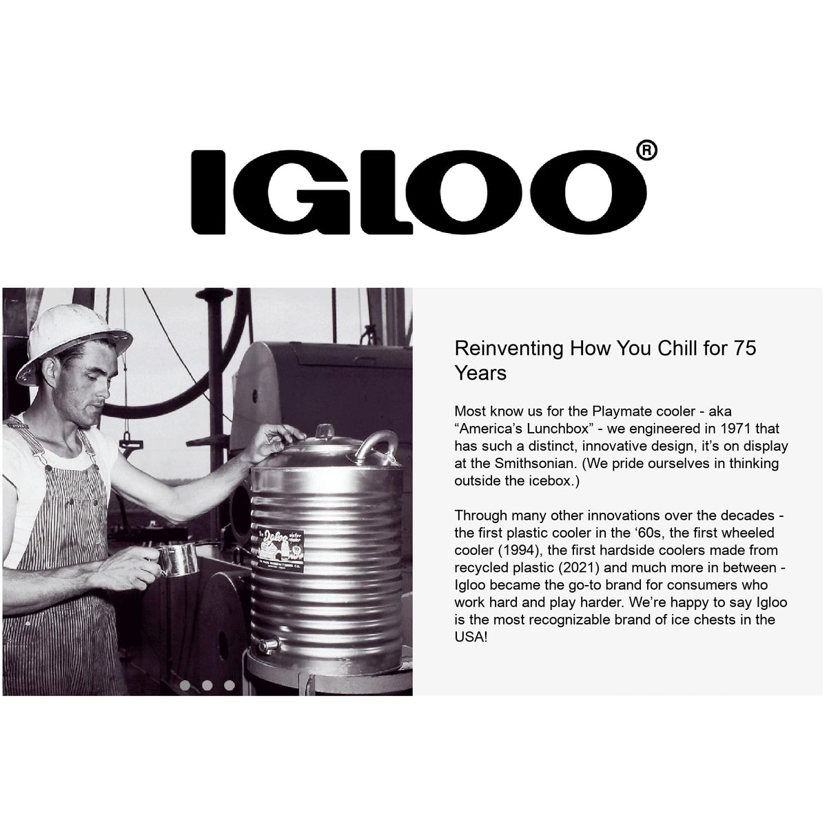 Igloo Cooler Kunststoffteile-Set - Hergestellt in den USA - 2 Verschlüsse, 3 Scharniere, Verschlusszapfen & Schrauben