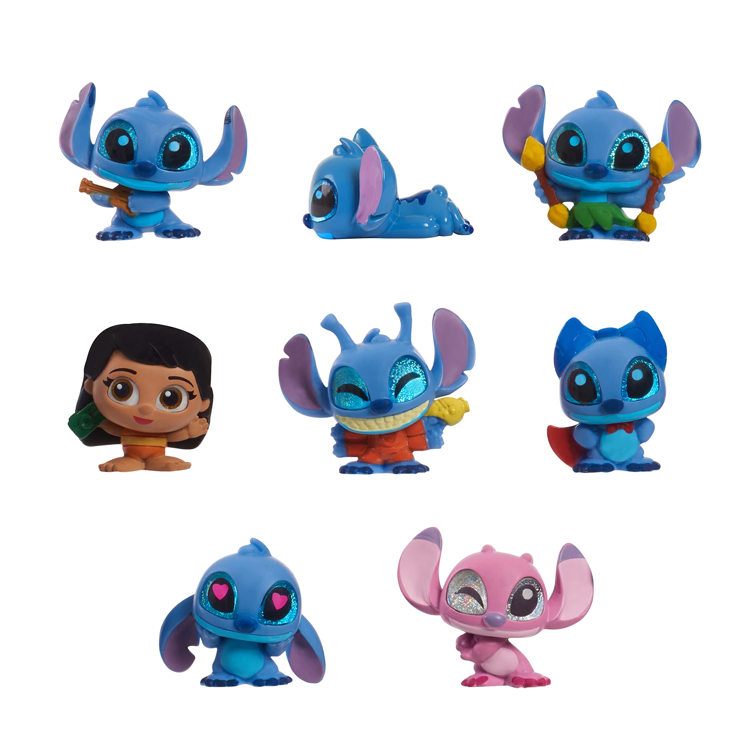 Disney Doorables Stitch Collection Peek, Easter Basket Stuffers, Officially Licensed Kids Toys for Ages 5 Up, Gifts and Presents by Just Play