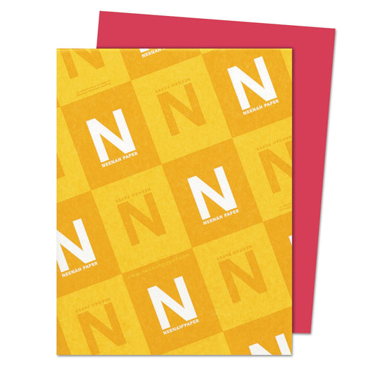 Neenah Astrobrights Premium Color Card Stock, 65 lb, 8.5 x 11 Inches, 250 Sheets, Re-Entry Red