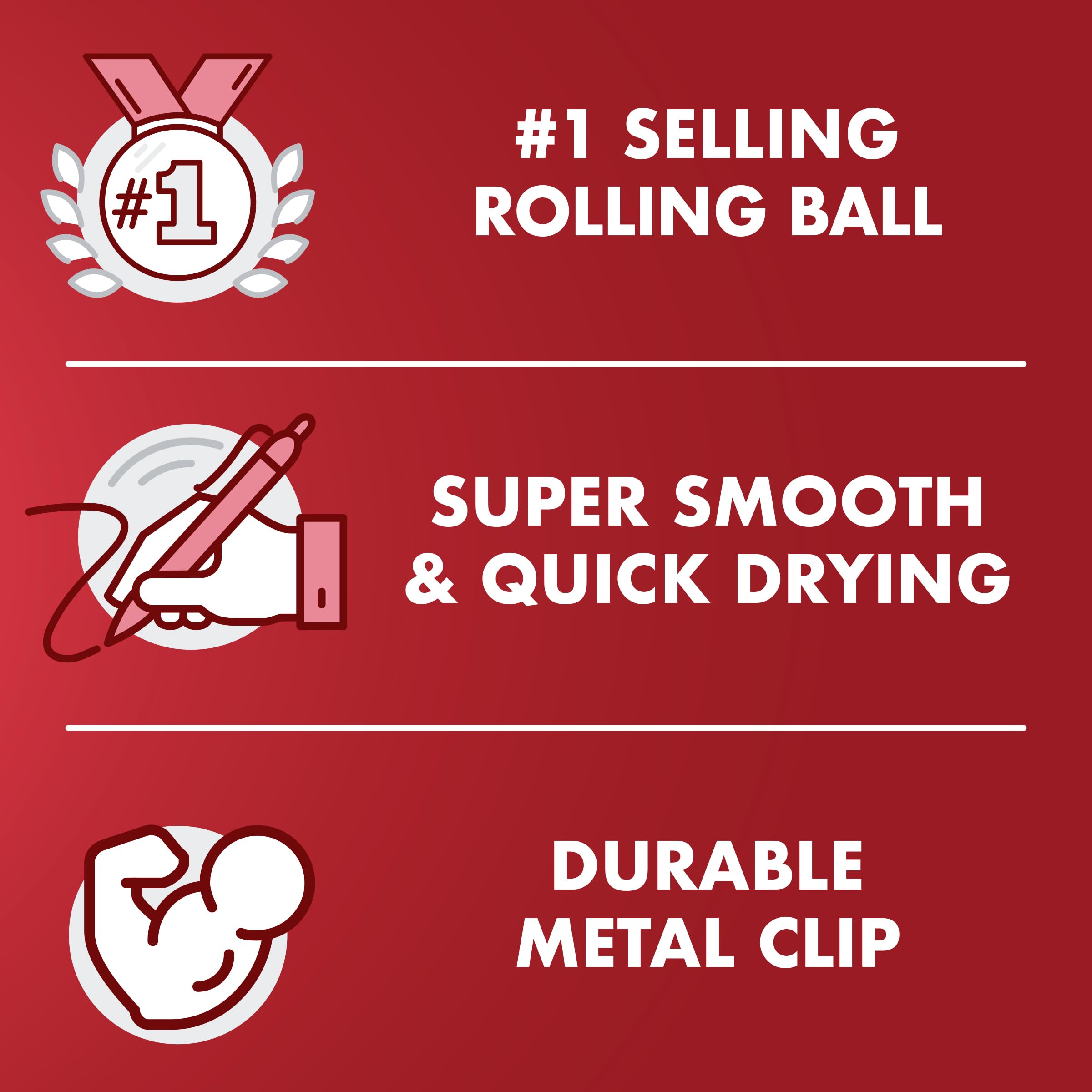 Pilot Precise V5 Rollerball Pens, Extra Fine Point 0.5 mm Black Pen, Black, Pack of 12
