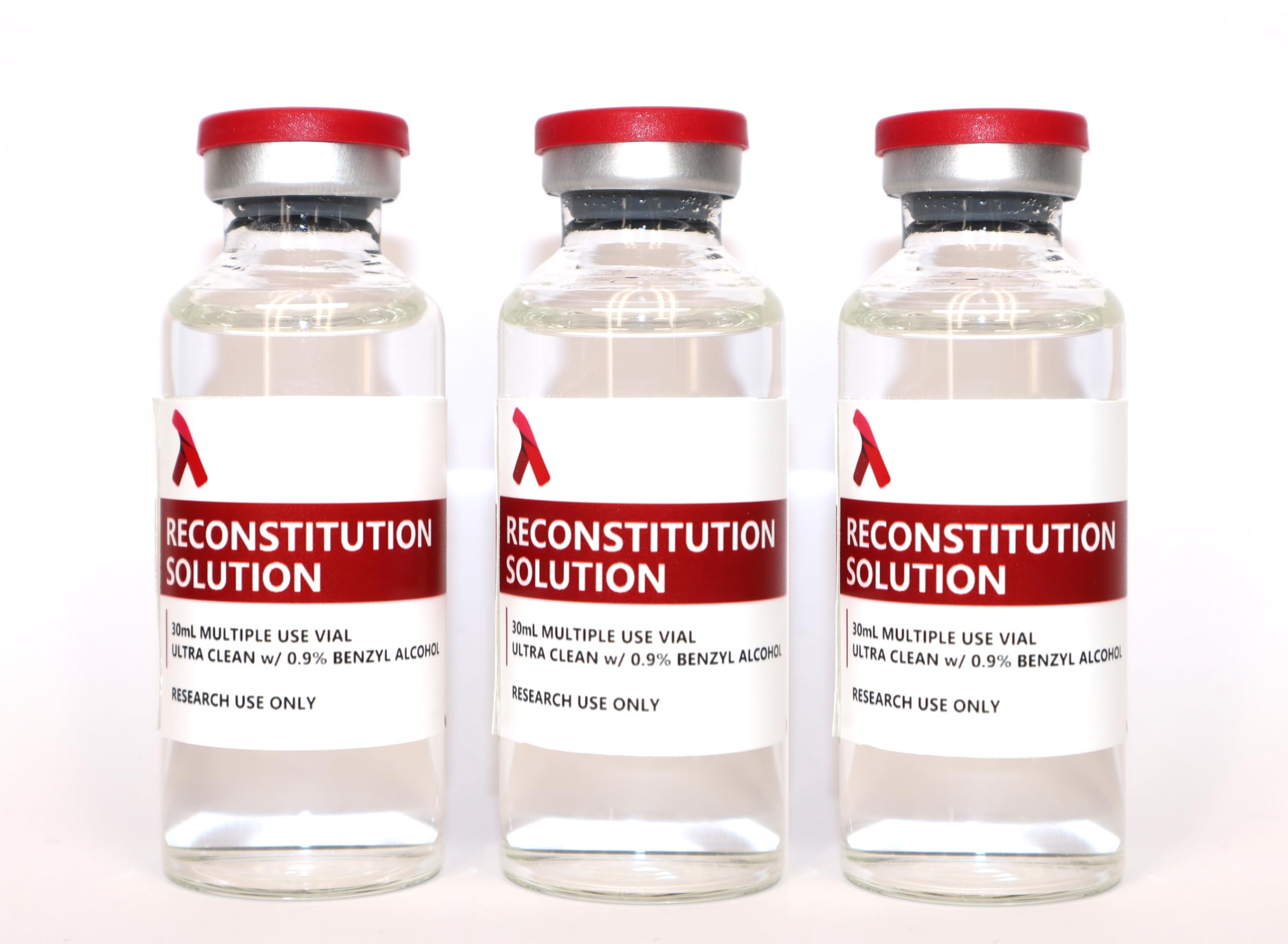 Reconstitution Solution - 3-Pack 30ml - in Premium Glass Vials | Made in USA