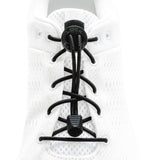 LOCK LACES (Elastic Shoelace and Fastening System) (Grey)