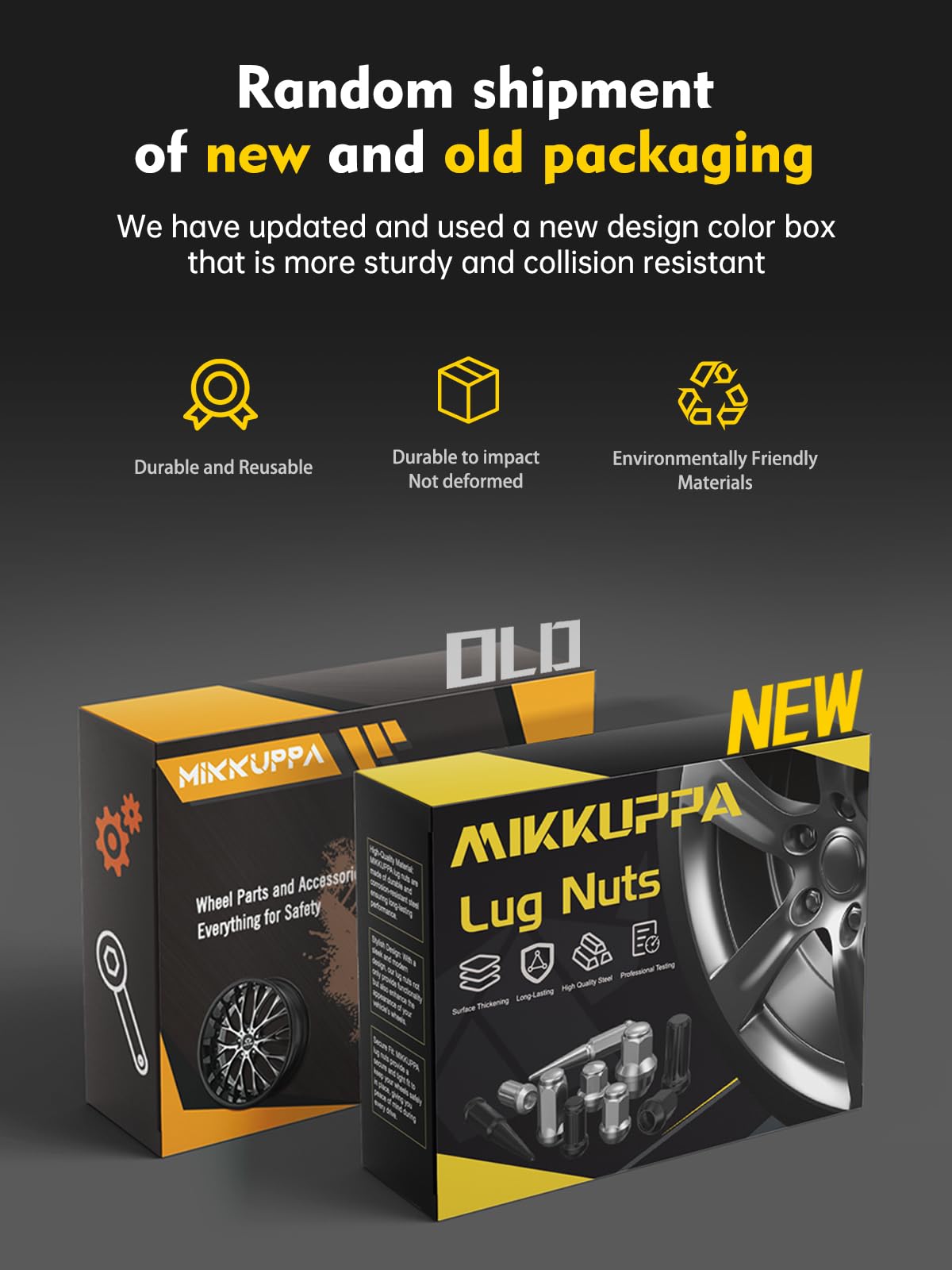 MIKKUPPA M12x1.5 Lug Nuts - Replacement for 2006-2020 Ford Fusion, 2000-2019 Focus, 2001-2023 Escape Aftermarket Wheel - 20pcs Chrome Closed End Lug Nut