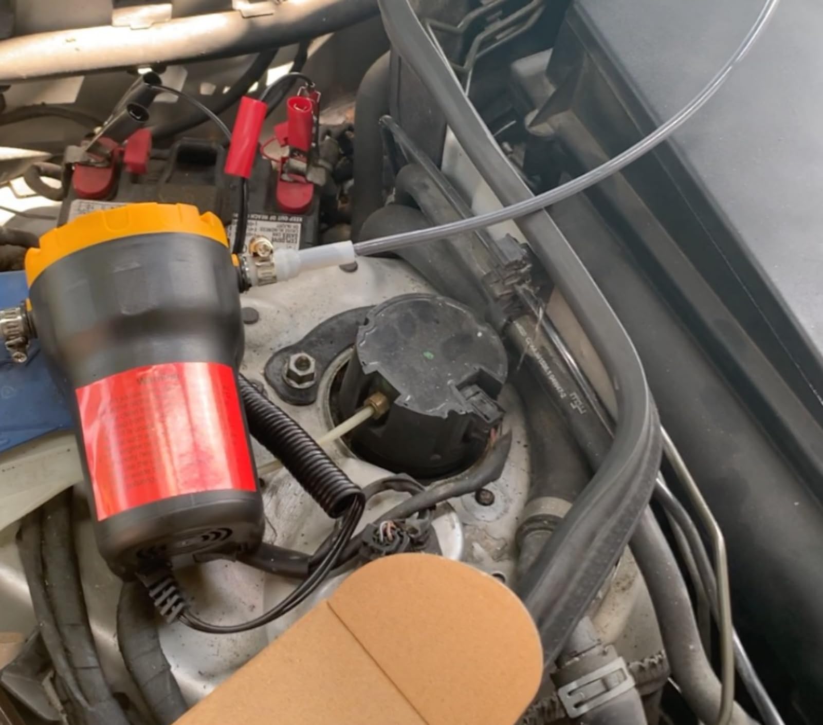 Amarine Made Oil Pump, Oil Extractor Pump 12V, 60w Oil Removal Pump for Oil Change, Electric Transfer Oil Pump, Easily Scavenge Oil from Cars, Motorcycles, RVs, Boats, and lawn Equipment