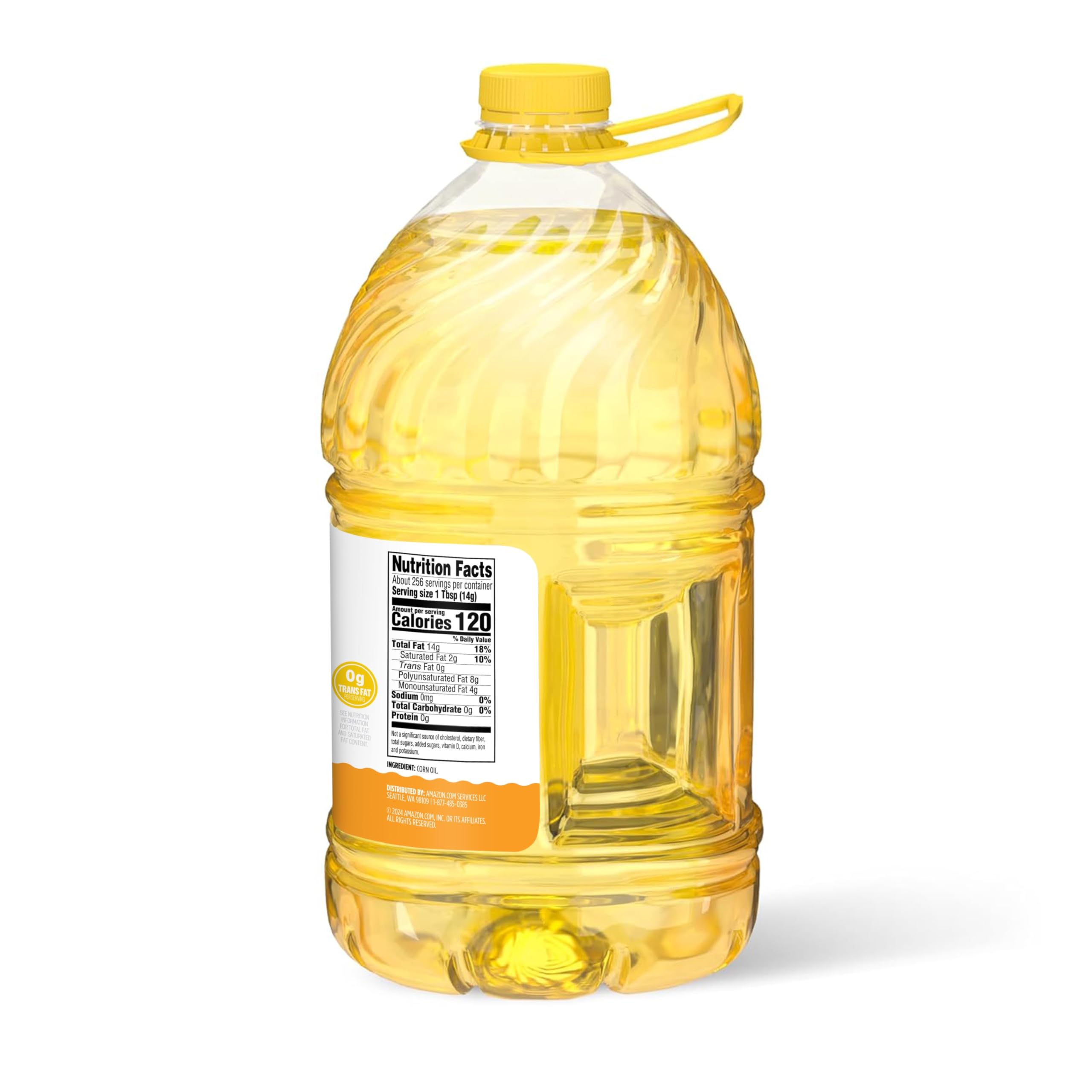 Amazon Grocery, Corn Oil, 128 Fl Oz (Previously Amazon Fresh, Packaging May Vary)