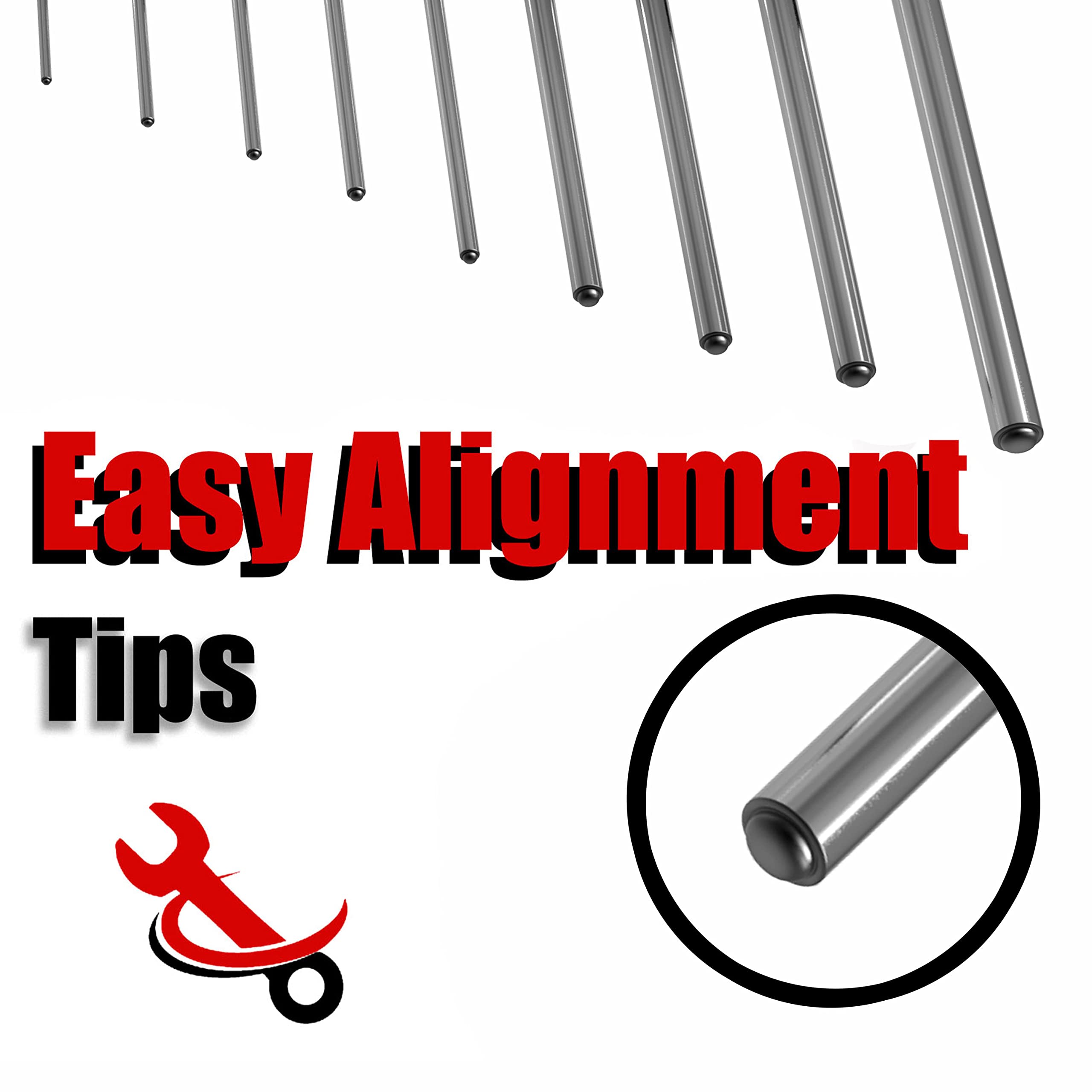 TuffMan Tools, Roll Pin Punch Set 9pc Craftsman Tool Set - Great Nail Punch for Gun Tool Kit Building, Watch Repair Kit and Removing Firing Pin with Tool Pouch