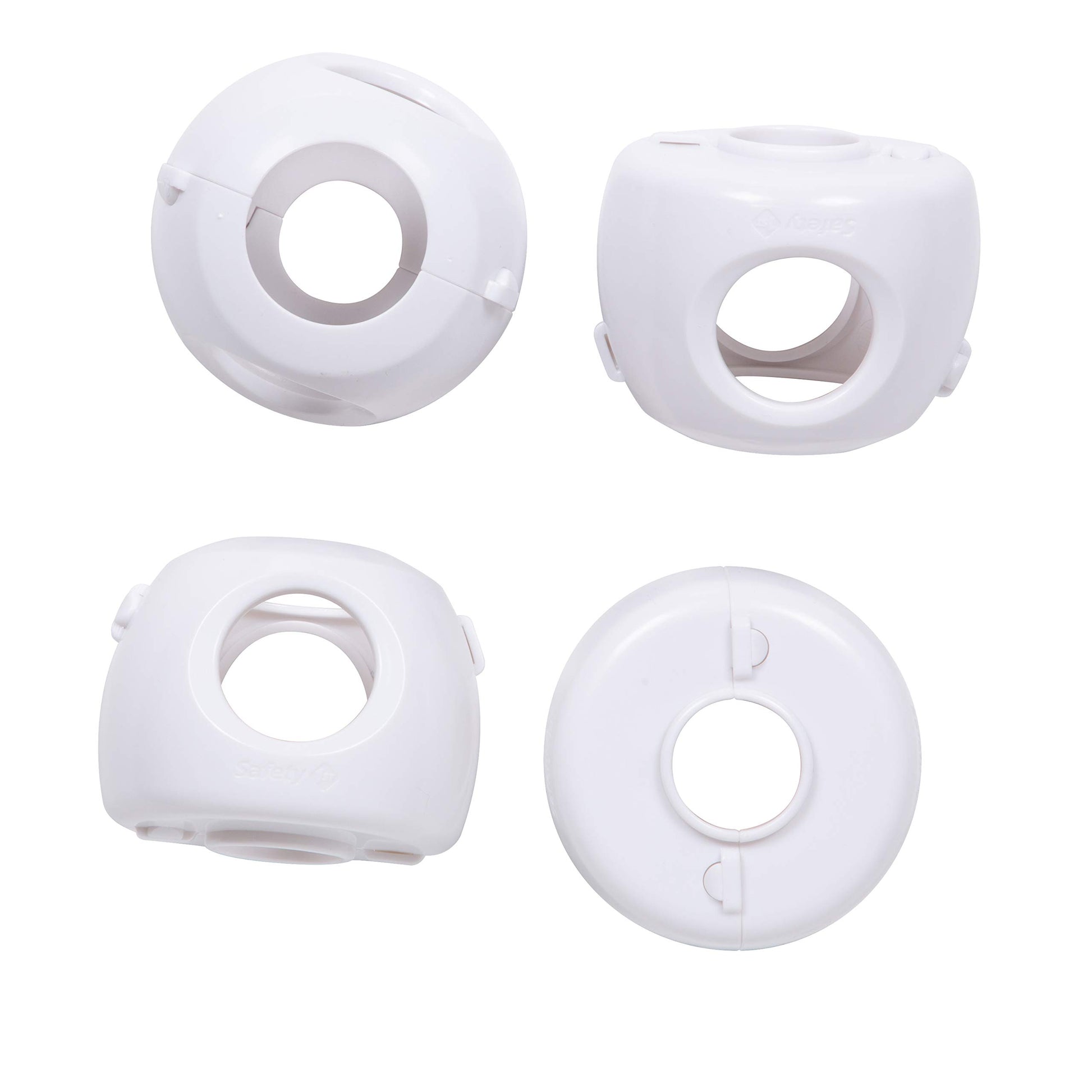 Safety 1st Parent Grip Door Knob Covers, White, One Size,4 Count (Pack of 1) (HS3260600), Packaging may vary