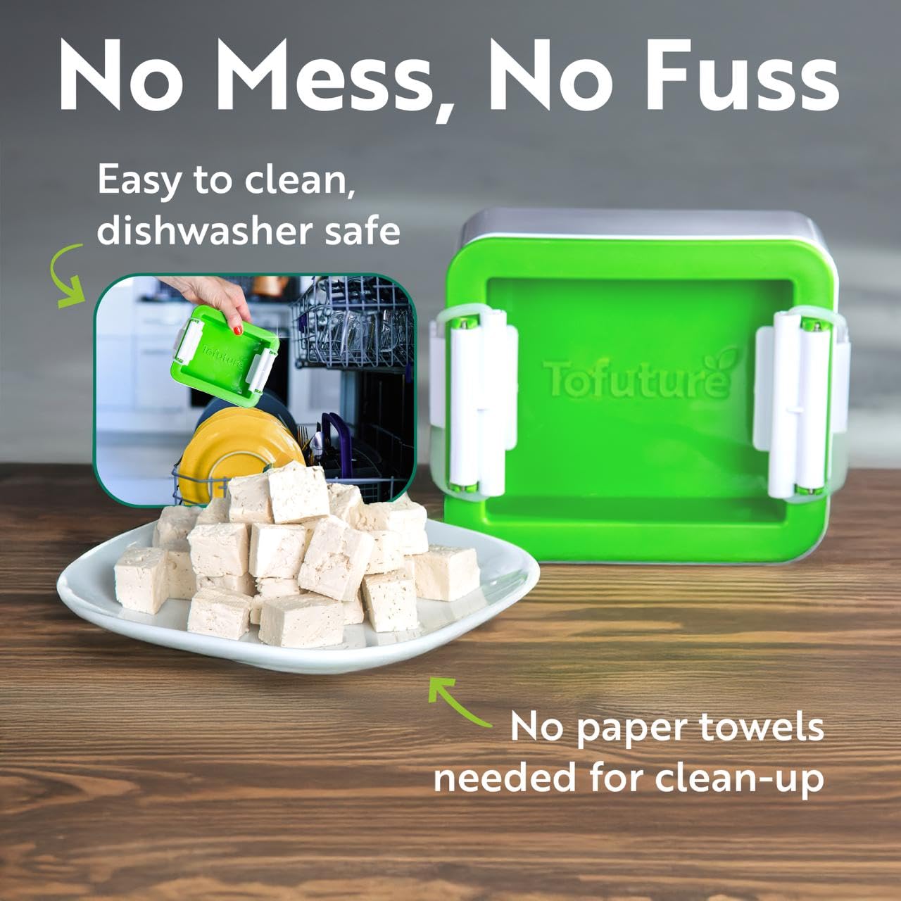 Tofuture Tofu Press by Tofuture - The Original and Best Tofu Press. Easily And Quickly Remove Water from Tofu to Improve the Flavor and give Perfect Texture Everytime