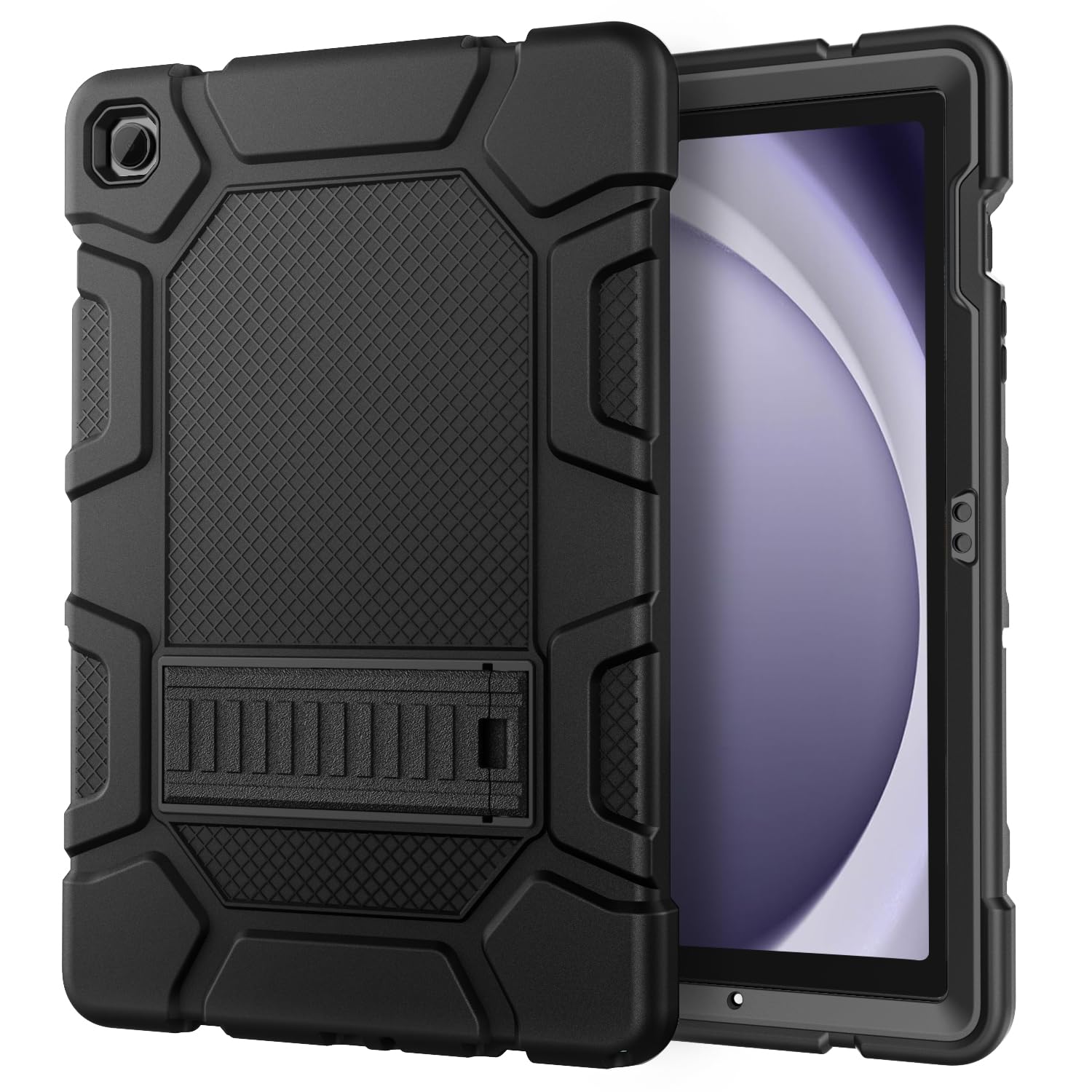 Azzsy Case for Samsung Galaxy Tab A7 Lite 8.7 Inch 2021 (SM-T220/T225), Slim Heavy Duty Shockproof Rugged High Impact Protective Case,Black