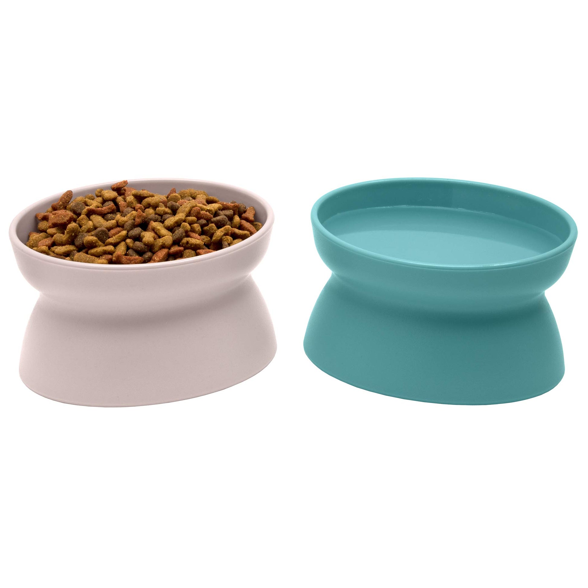 Kitty City Raised Cat Bowls, Small Bowl 2pk (Modern)