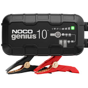 NOCO GENIUS10: 10A 6V/12V Smart Battery Charger – Automatic Maintainer, Trickle Charger & Desulfator with Overcharge Protection & Temperature Compensation – For Lead-Acid & Lithium Batteries