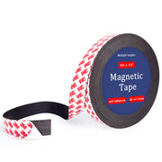 Towjug 10 Feet x1/2 in Magnetic Tape Strips Roll with 3M Adhesive Backing, Flexible Sticky Magnet Tape for Lightweight Craft DIY Projects, Whiteboards and Fridge Organization (0.06" Thick)