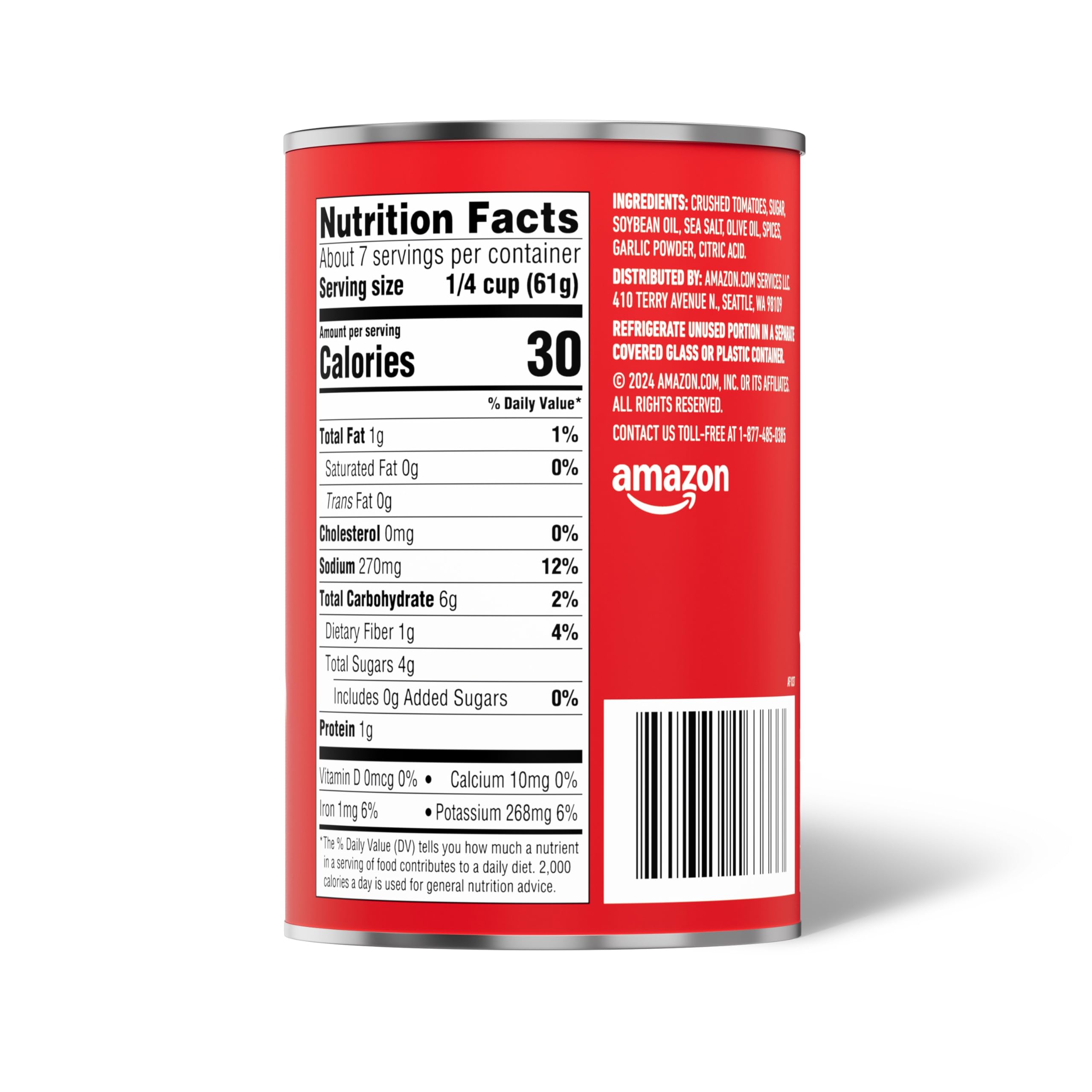 Amazon Saver, Traditional Pizza Sauce, 15 Oz (Previously Happy Belly, Packaging May Vary)