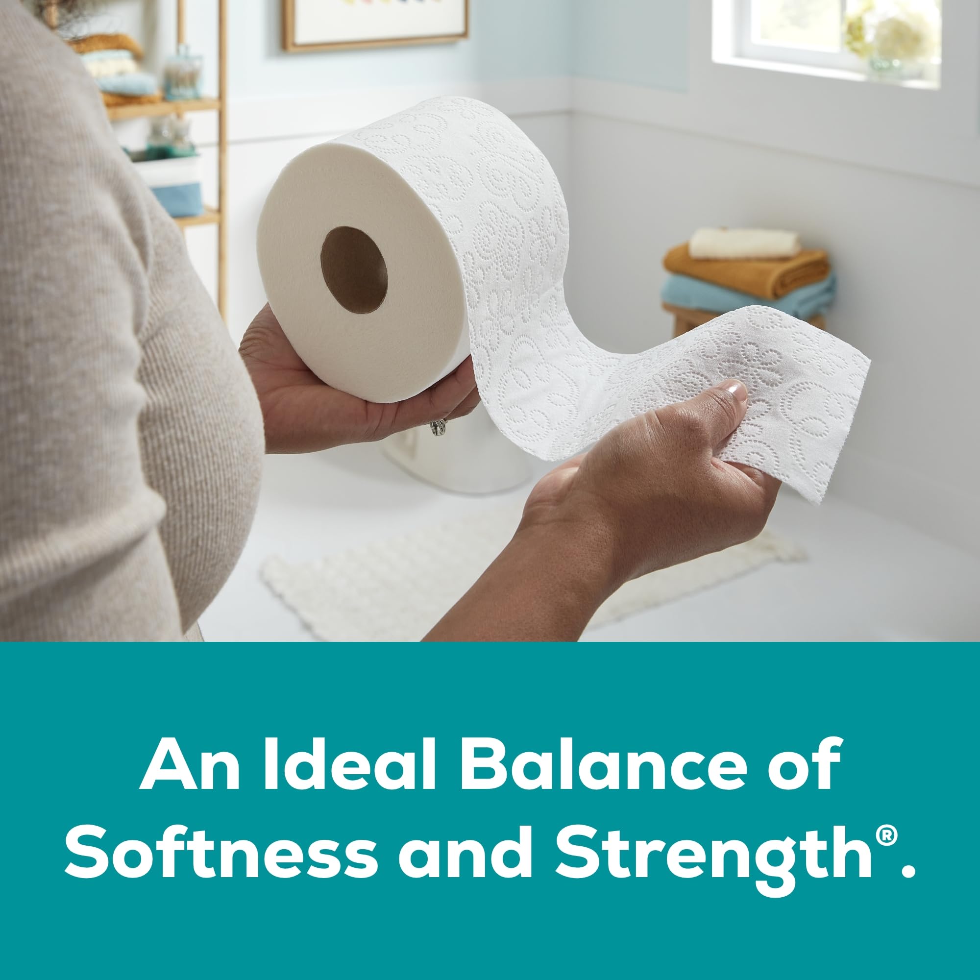 Angel Soft Toilet Paper, 16 Mega Rolls = 64 Regular Rolls, Soft and Strong Toilet Tissue