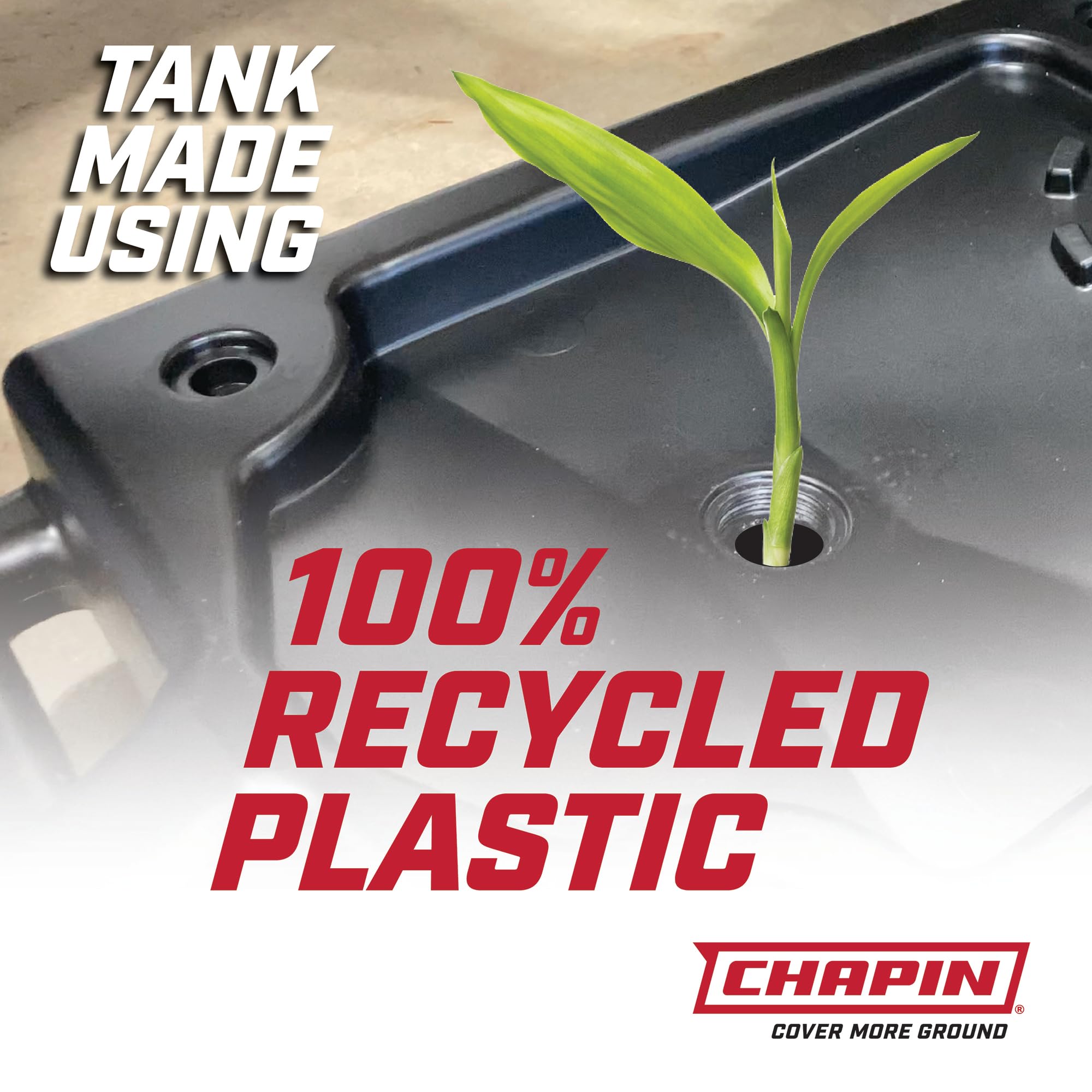 Chapin 78005 Low Profile 12 Quart (11.4 Liter) Oil Drain Container, fits most ATV's Tractors, Lawn mowers, Motorcycles and Low Clearance Vehicles, Made with Recycled Materials, USA Made