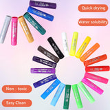 TBC The Best Crafts Paint Sticks,24 Classic Colors, Washable Paint, Non-toxic, Tempera Paint Sticks for Kids and Students