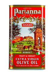 Partanna Robust Extra Virgin Olive Oil - Premium Castelvetrano Oil - Harvested in Sicily - Pure Authentic Italian - Monovarietal - Rich in Flavor - First Cold Pressed - 101 fl oz (3 L) Tin