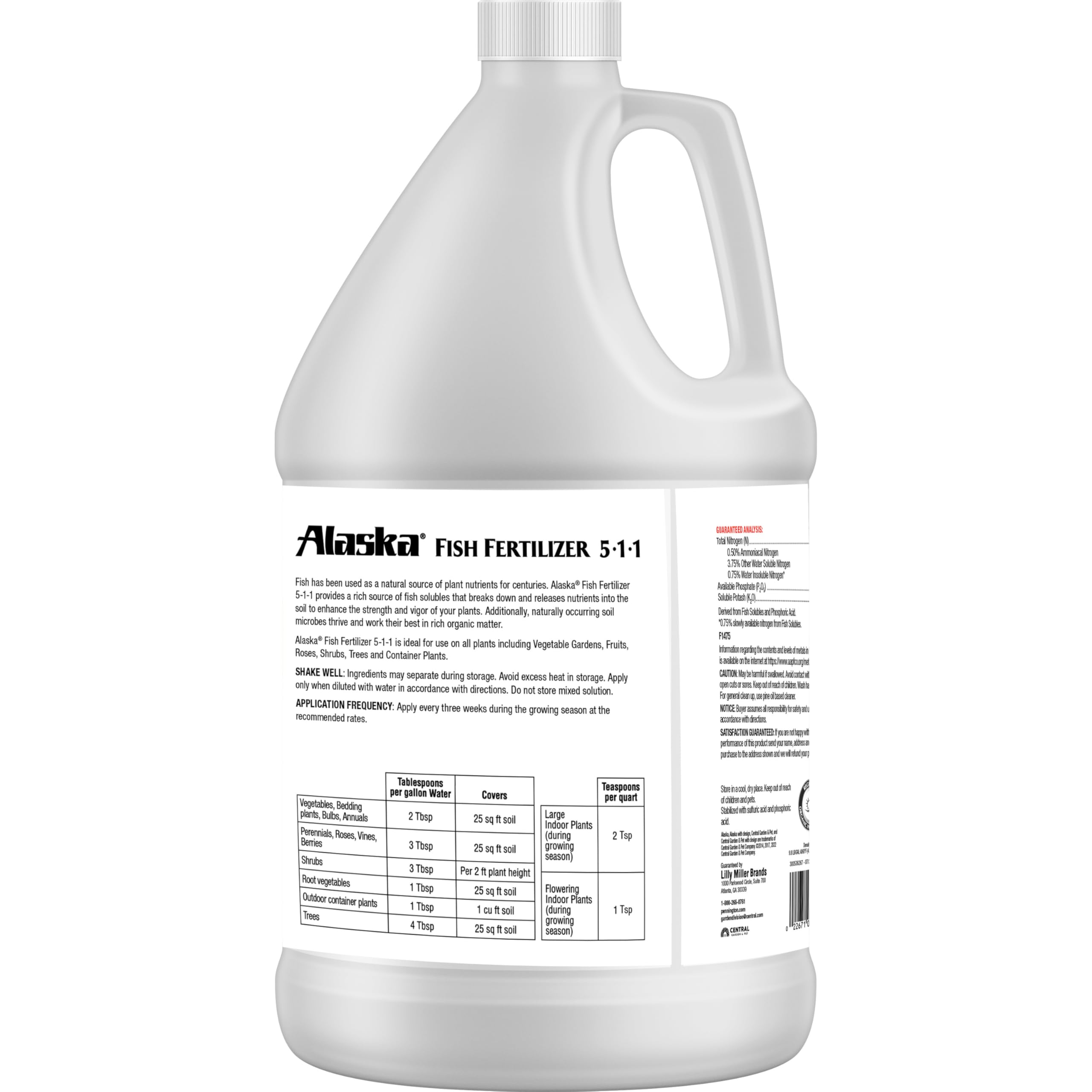 Alaska Fish Fertilizer OMRI Listed 5-1-1, 115 oz