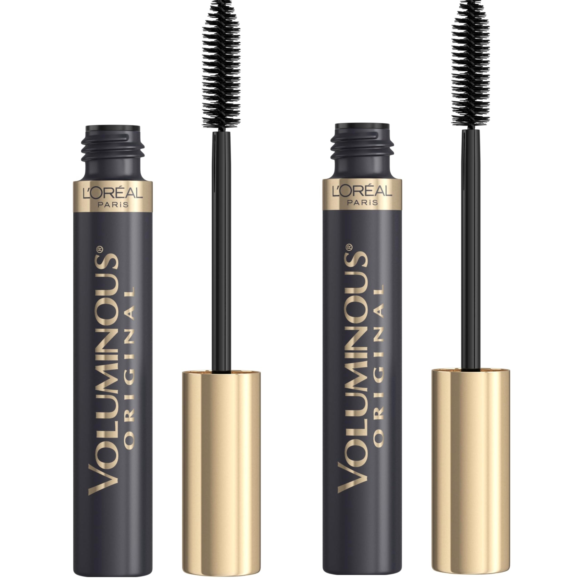 L'Oreal Paris Makeup Voluminous Original Volume Building Mascara, Blackest Black, 0.28 fl; Oz, 1 Count
