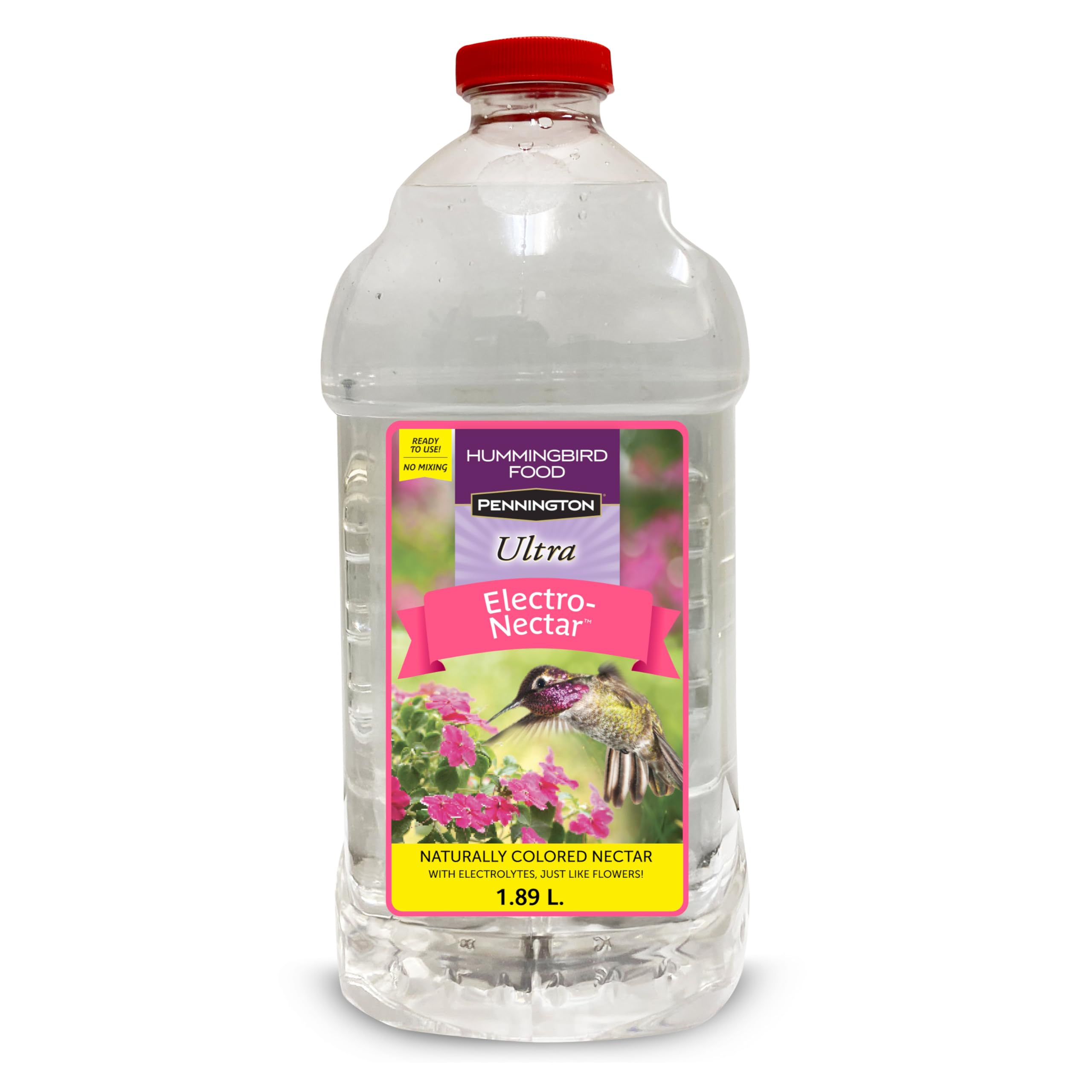 Pennington 100543828 ElectroNectar Hummingbird Food Ready to Use, Clear