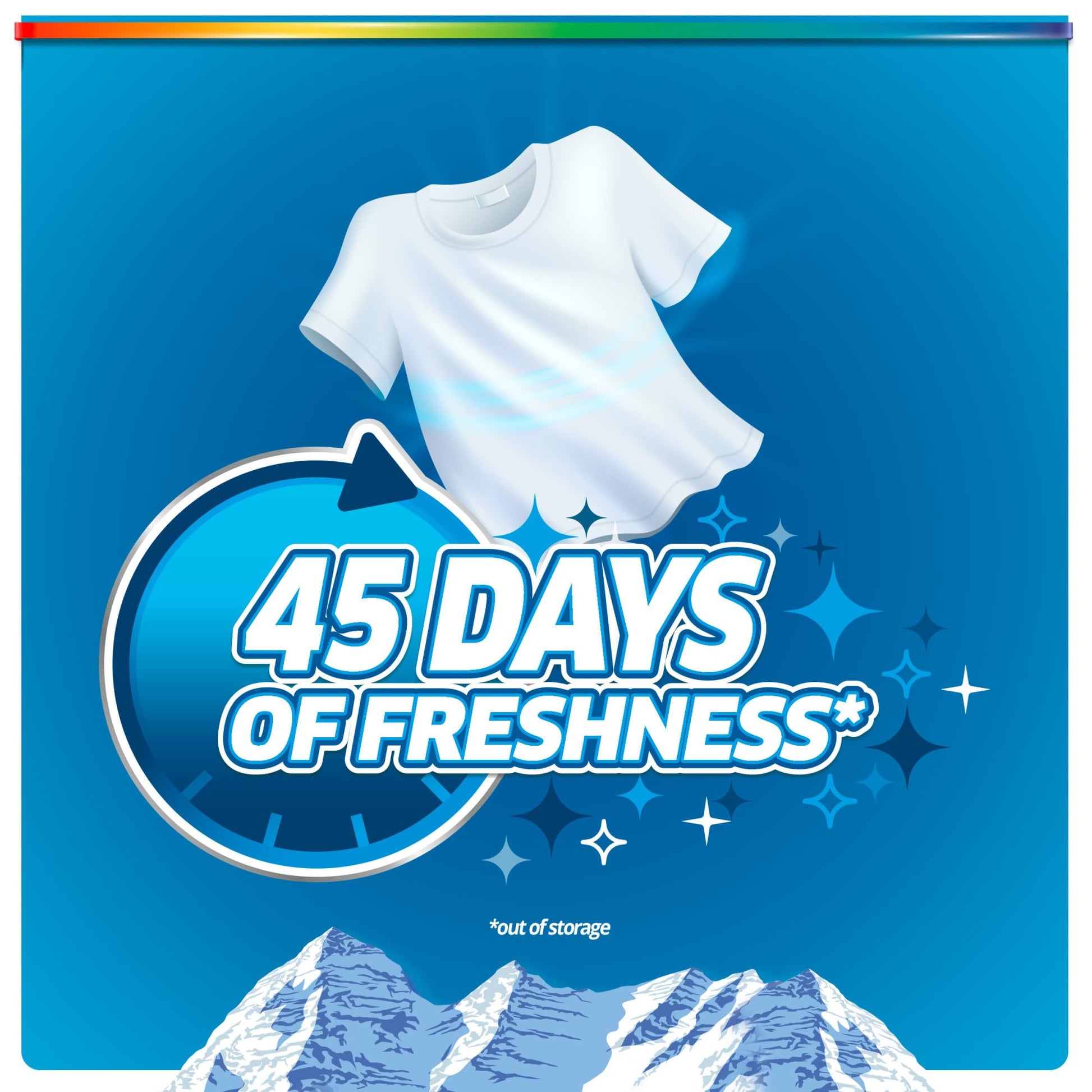 Purex 4-in-1 Laundry Detergent Pacs, Fresh Mountain Breeze, 66 Pacs