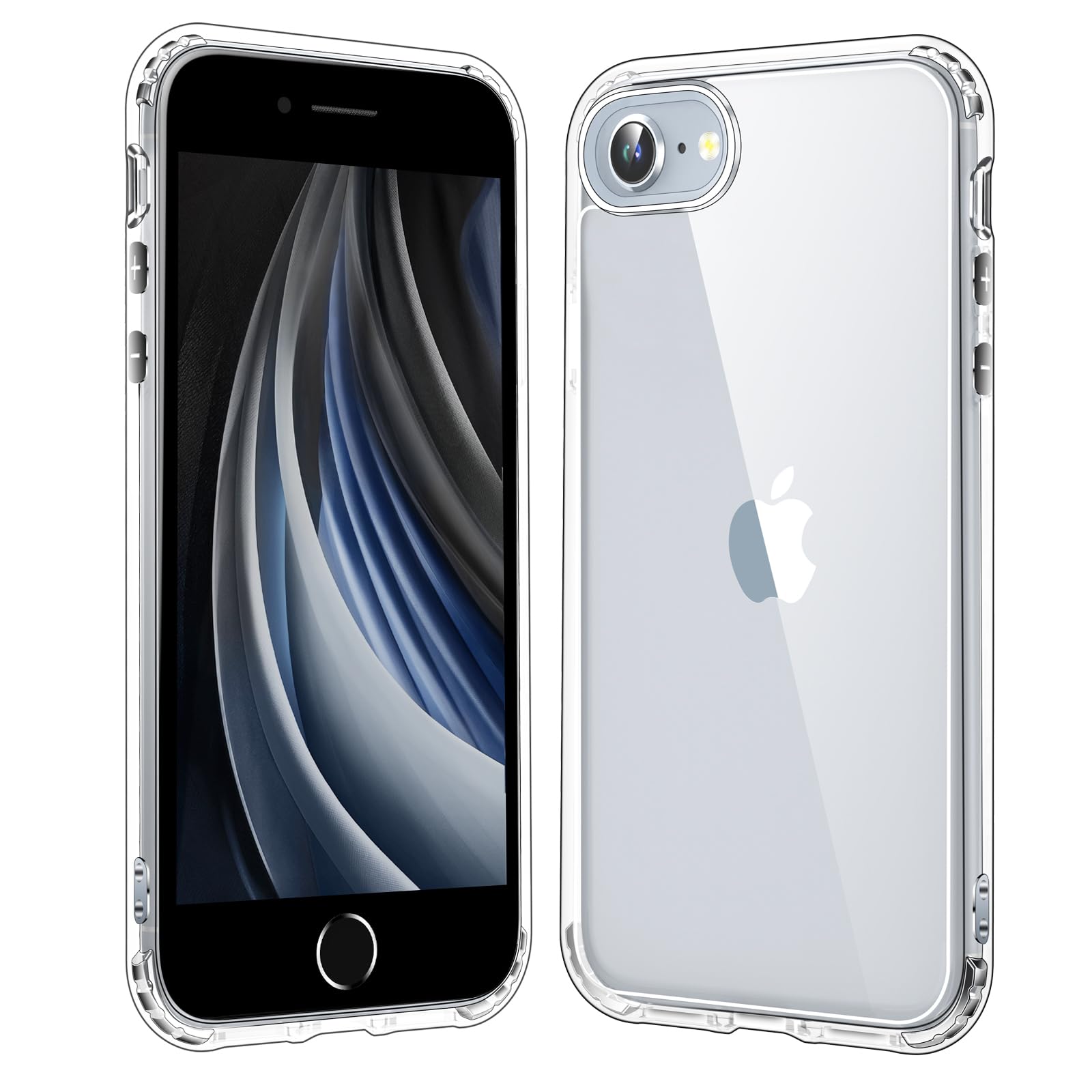 jaroco for iPhone 13 Case 6.1-Inch, Anti-Yellowing Shockproof Phone Bumper Cover, Anti-Scratch Clear