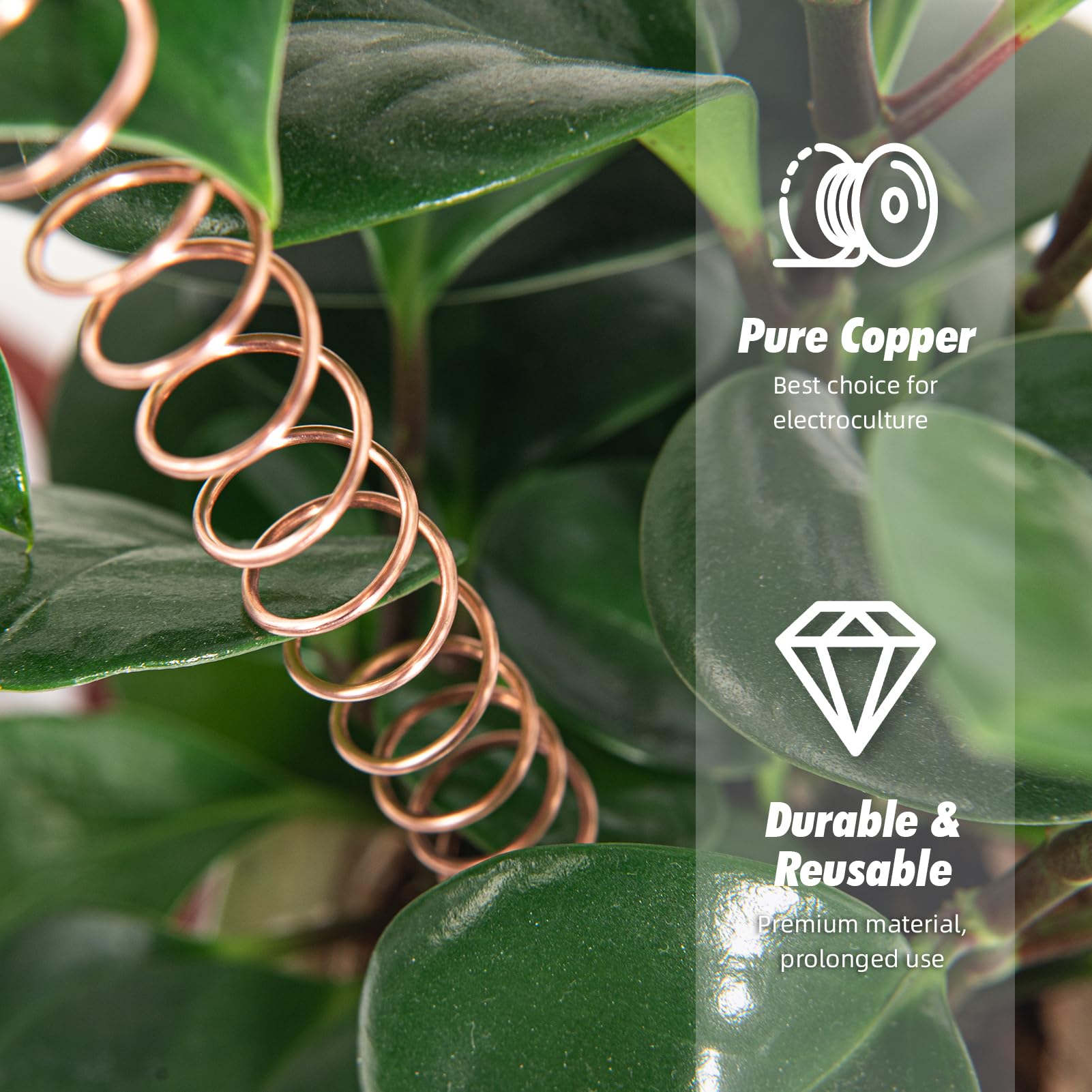 Art3d 18 Gauge 60 FT 99.9% Pure Soft Copper Wire for Electroculture Gardening, Jewelry Making, Beading, Science Projects, DIY Artwork, 1 Roll