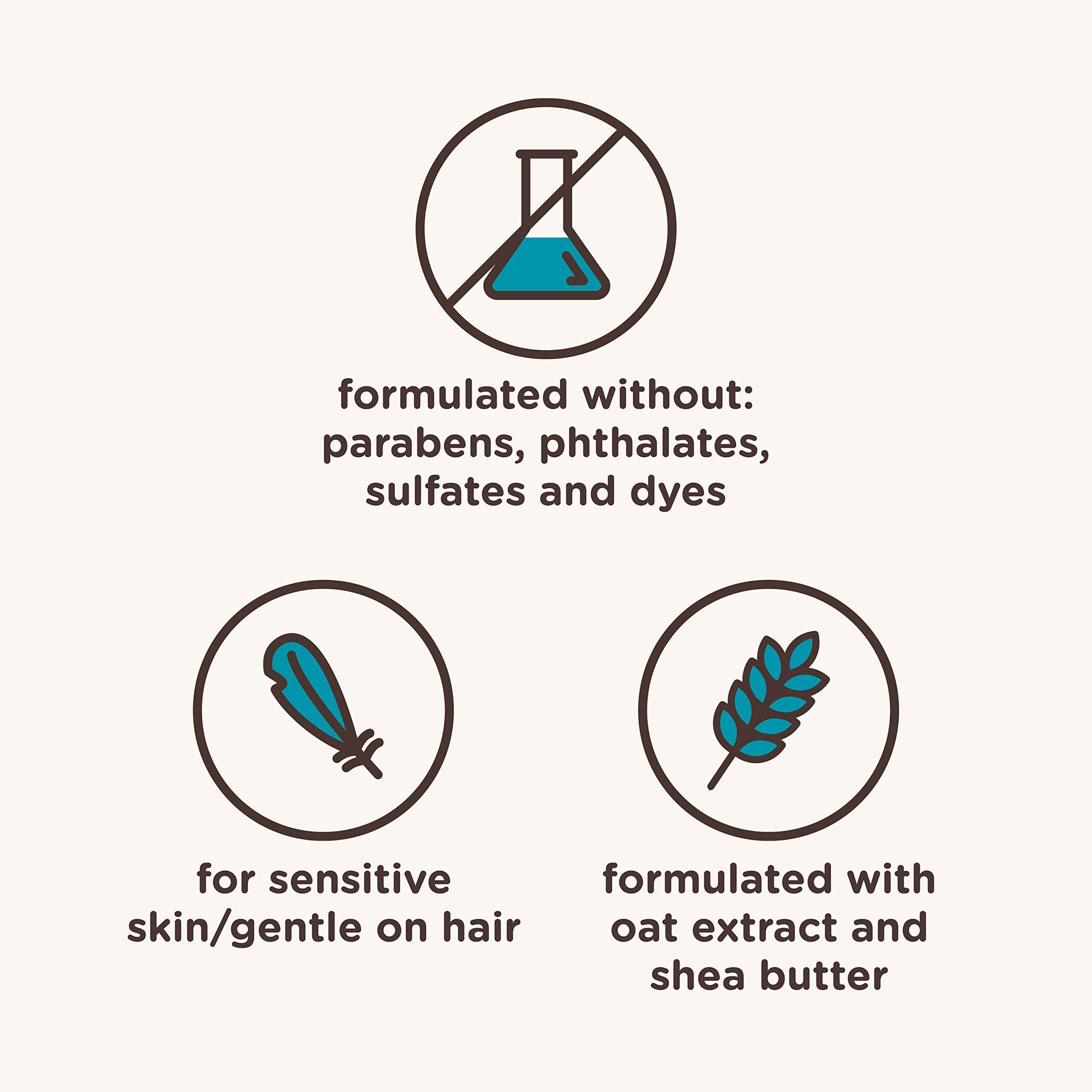 Aveeno Kids Curly Hair Conditioner, Hydrating Conditioner, Kids Curly Hair Products, Oat Extract & Shea Butter, Gentle Scent, 12 fl. oz (Pack of 1)