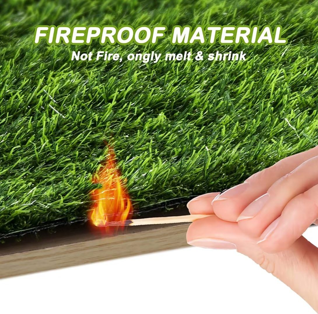 CooZero Artificial Grass, Professional Dog Grass Mat, Potty Training Rug and Replacement Turf Outdoor Rug Patio Lawn Decoration, Easy to Clean with Drainage Holes(47.3x31.5 inches)