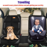 Car Seat Protector, 2 Pack of Seat Protectors, Thickest Padded 600D Fabric Padding, Waterproof, Durable, Anti Slip Backing, Child Seat Protection, Suitable for Babies, Toddlers, Children（2 Protector）