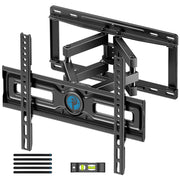 Pipishell TV Wall Mount, Full Motion Wall Mount with Dual Arms, Swivel, Extension for 26-65 inch Flat or Curved TVs up to 99 lbs, Max VESA 400x400mm, 3 Bracket Heights, Fits 12Ã¢ÂÂ³/16Ã¢ÂÂ³ Wood Studs, PIMF4