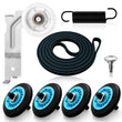 Upgraded Dryer Repair Kit for DC97-16782A sam-Sung Dryer Roller Replacement Kit, 6602-001655/5ph2337 Dryer Belt, DC93-00634A Dryer Idler Pulley, Replacement for Samsung Dryer Parts (Figures 6 and 7)