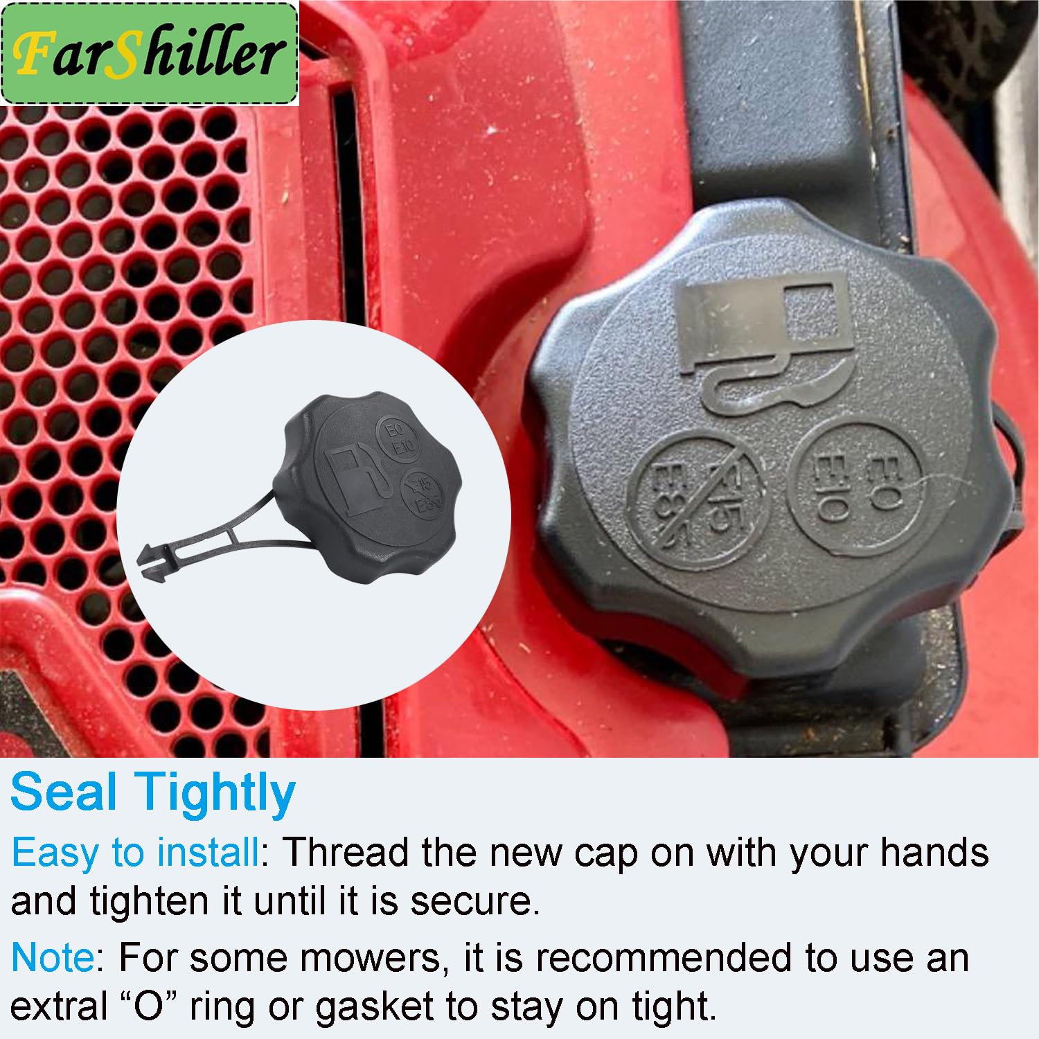 594061 Fuel Tank Cap for B&S Toro Craftsman Lawn Mower Gas Tank Caps Replacement