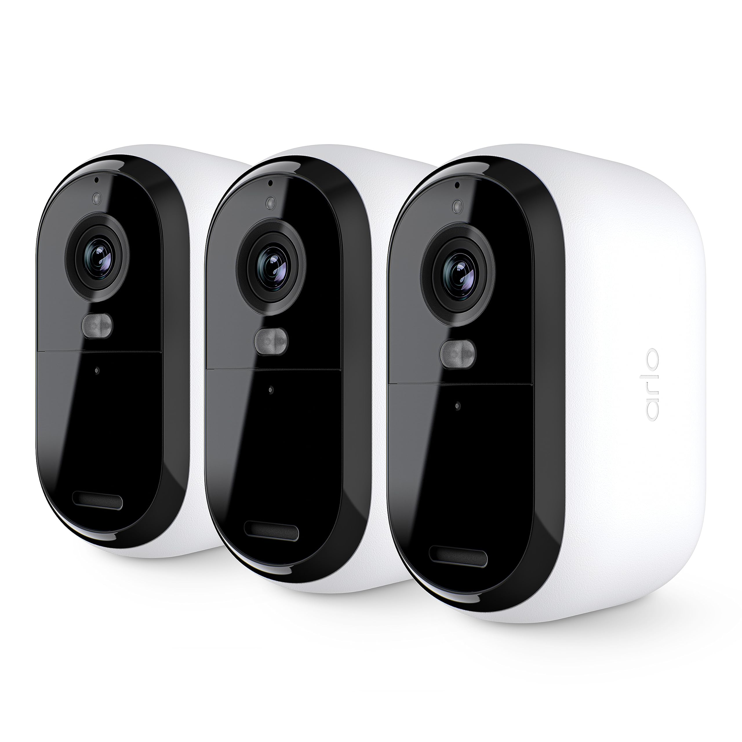 Arlo Essential Security Camera 2K | Indoor - Outdoor | 2nd Gen | Wireless with Spotlight, 2-Way Audio, Color Night Vision, Live Stream, Motion Activiation, Real Time Notifications, Wide Angle - White