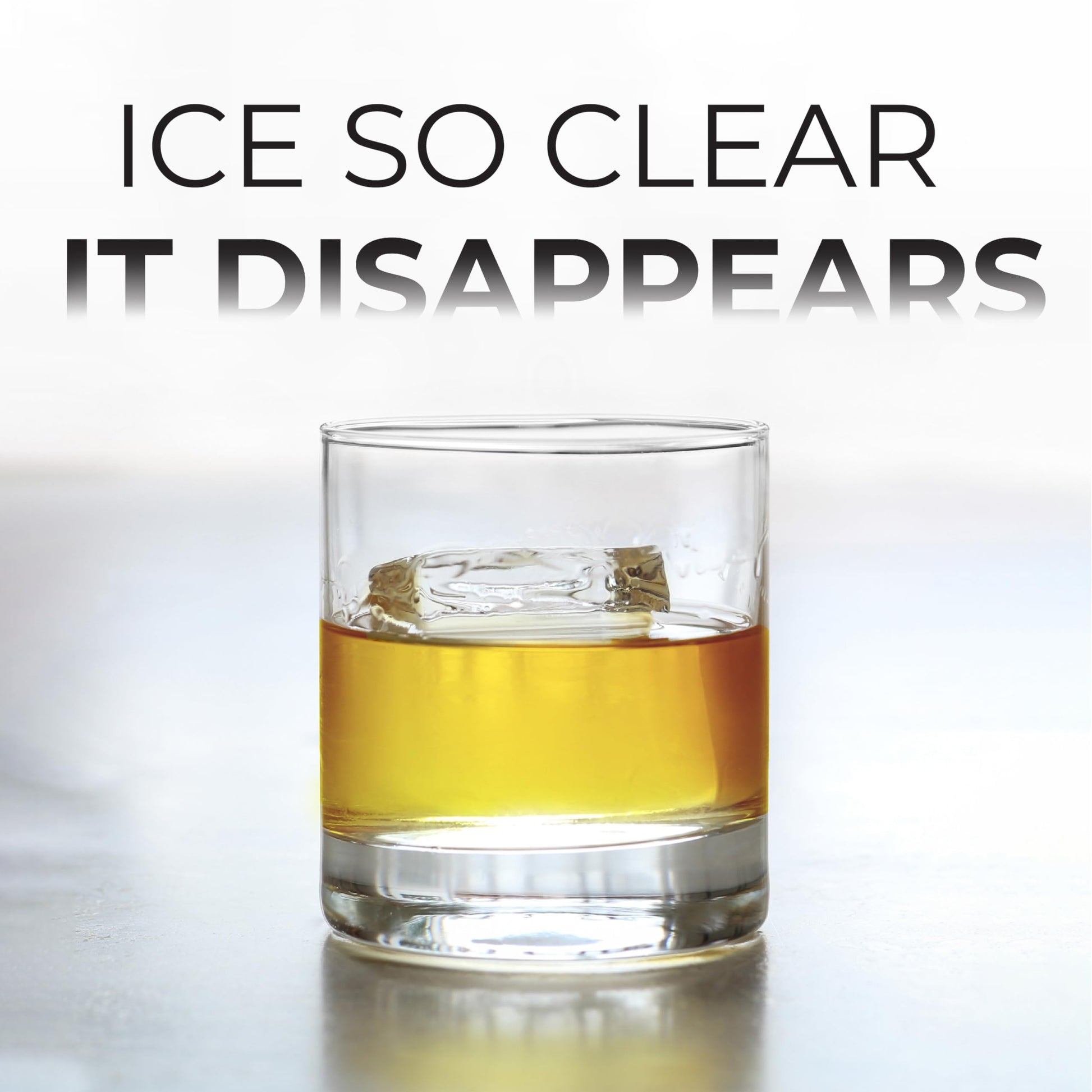 True Cubes Crystal Clear Ice Cube Maker, 4 Large 2"x2"x2" Ice Cubes for Cocktails and Drinks, Silicone Mold for Pure, Bartender-Quality Ice - Great for Hosting and Entertaining, Whiskey Gifts for Men