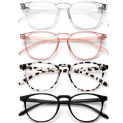 BOSSWIN Blue Light Blocking Glasses for women/men - 4Pack Computer Reading/Gaming/TV/Phones Glasses Anti UV Glare Eyestrain