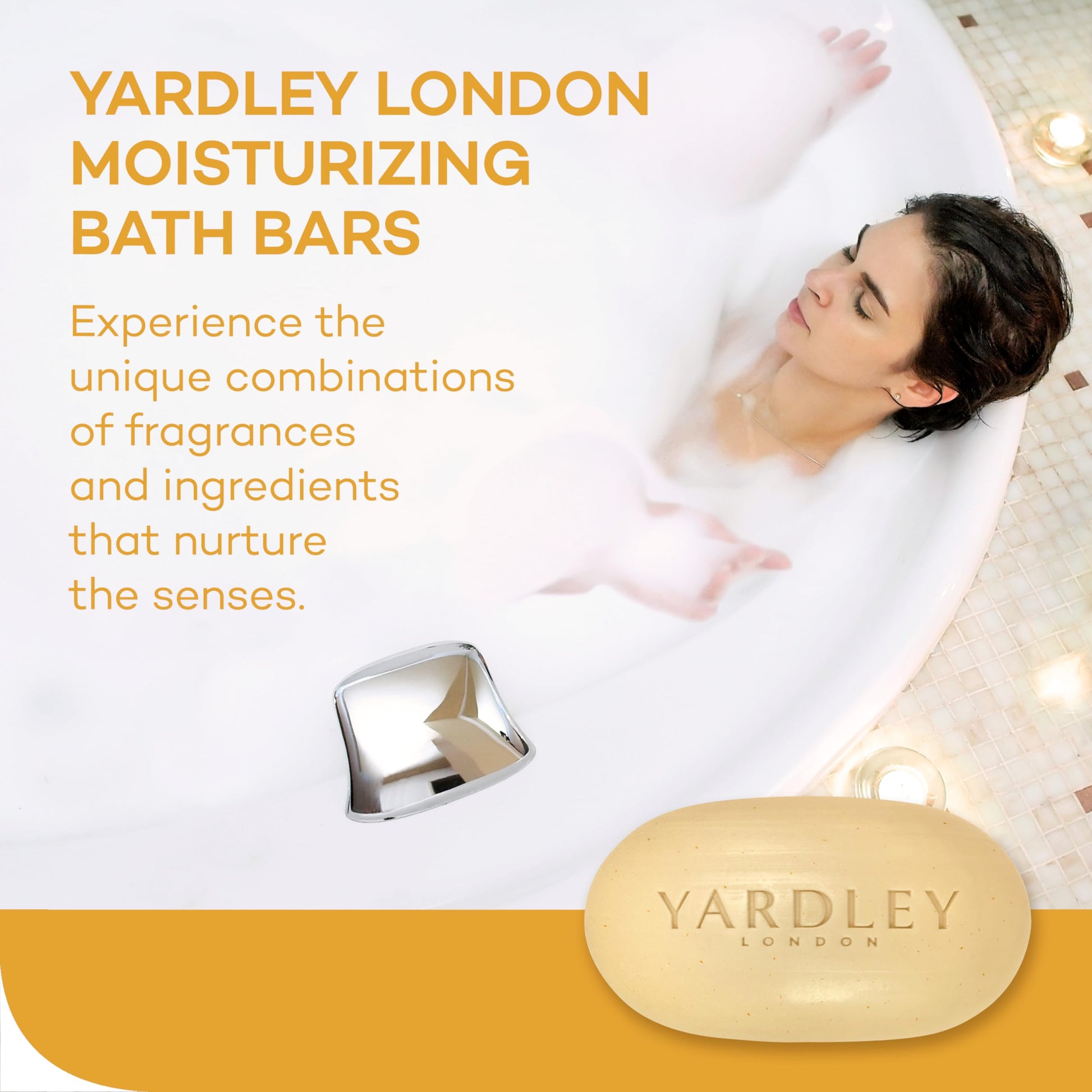 Yardley Oatmeal and Almond Bar Soap, Oatmeal & Almond, 4 Ounce