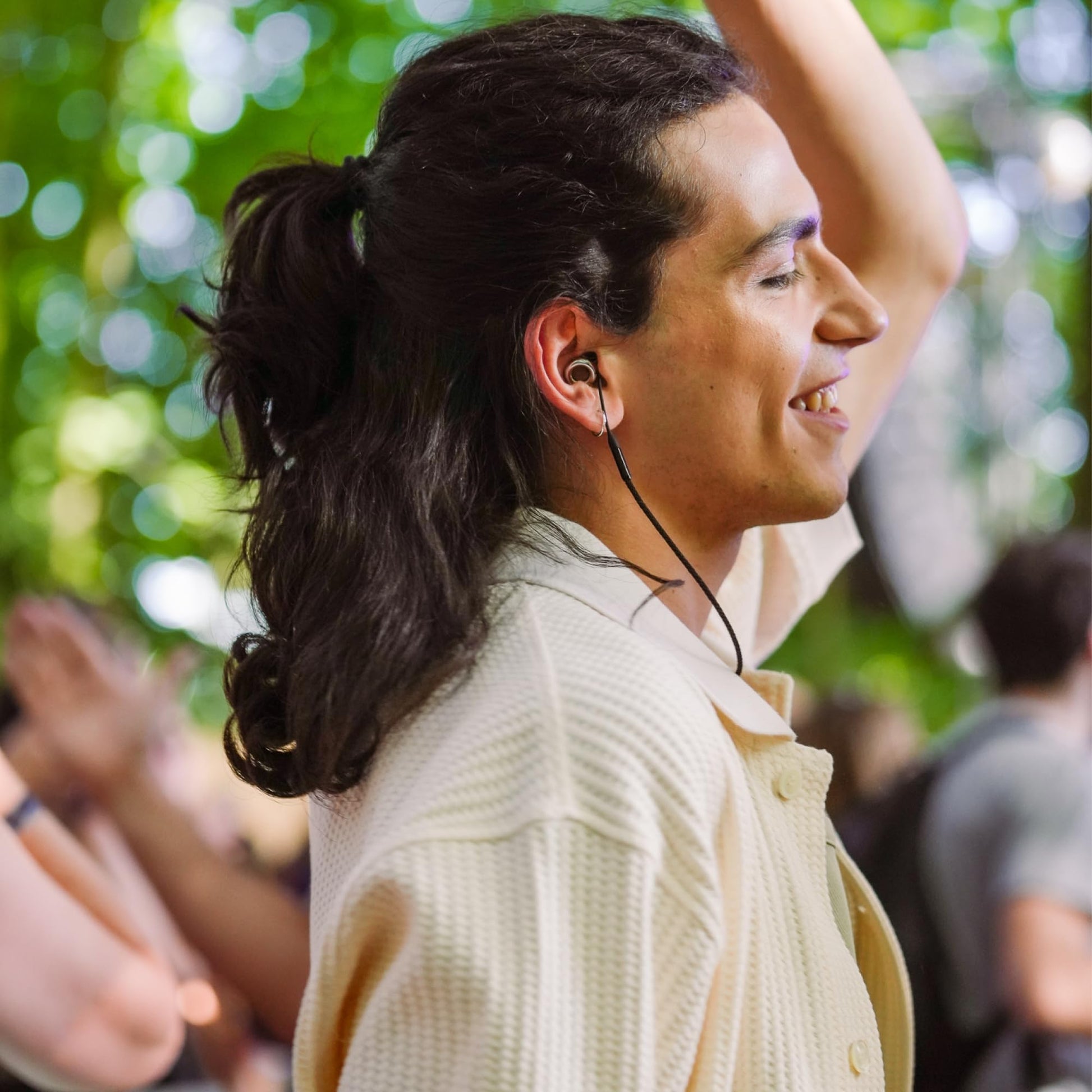 Loop Official Connector Cord For Loop Earplugs - Magnetic Tug-Resistant Safety Cord - Charcoal